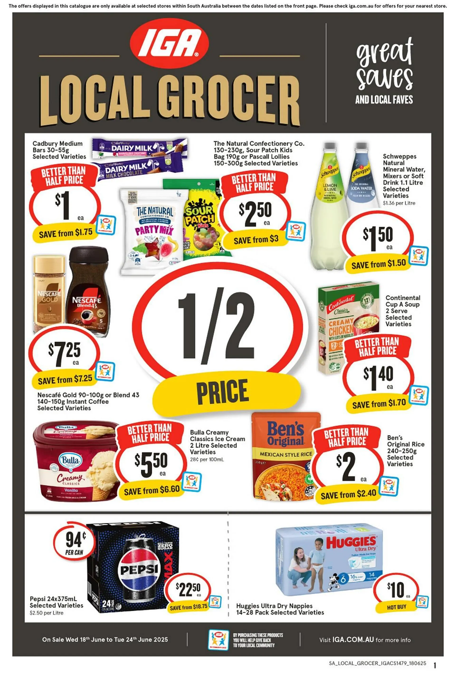 IGA catalogue - Catalogue valid from 18 June to 24 June 2025 - page 1