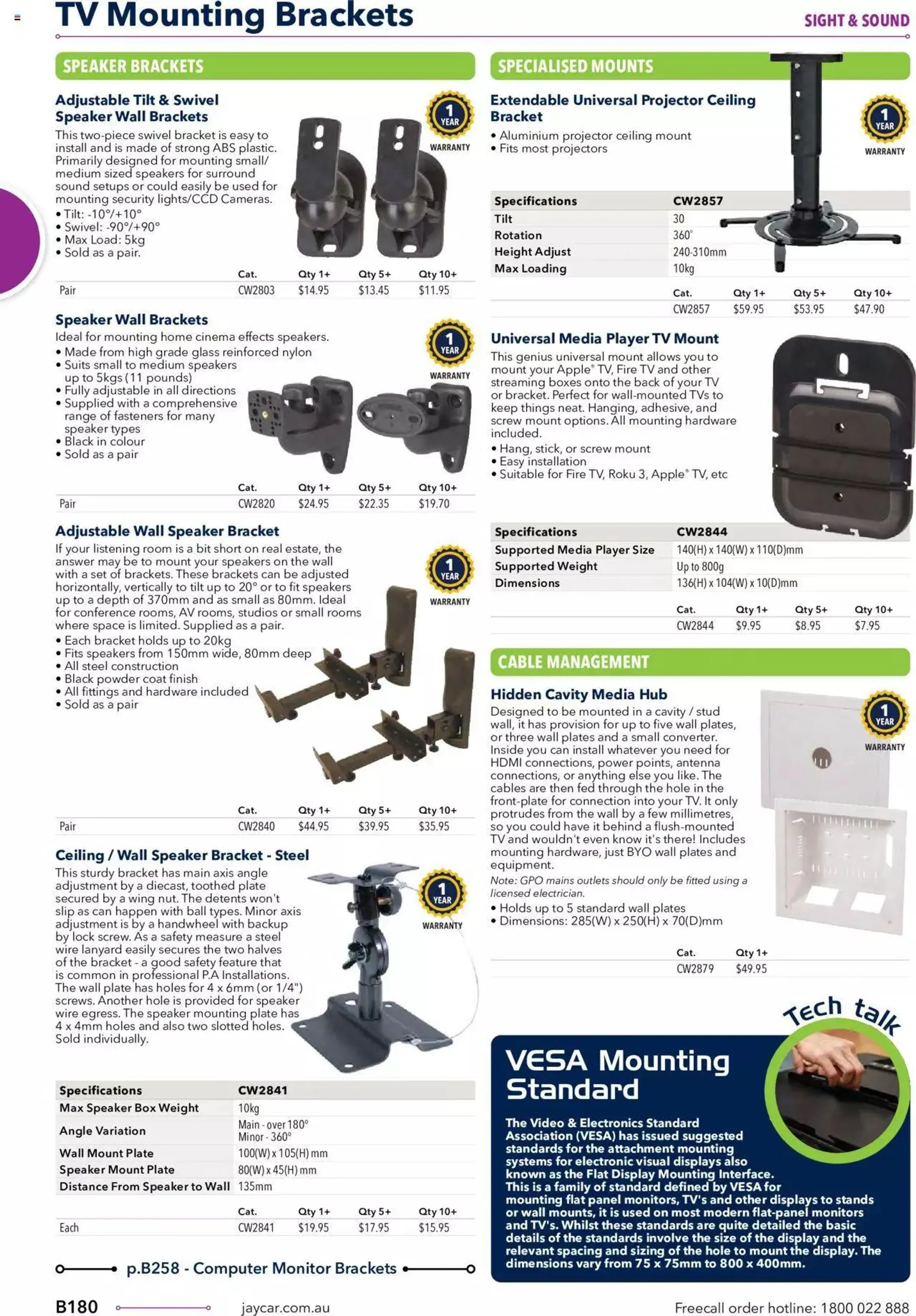 Jaycar Annual Engineering & Scientific Catalogue - Catalogue valid from 27 October to 31 December 2024 - page 180