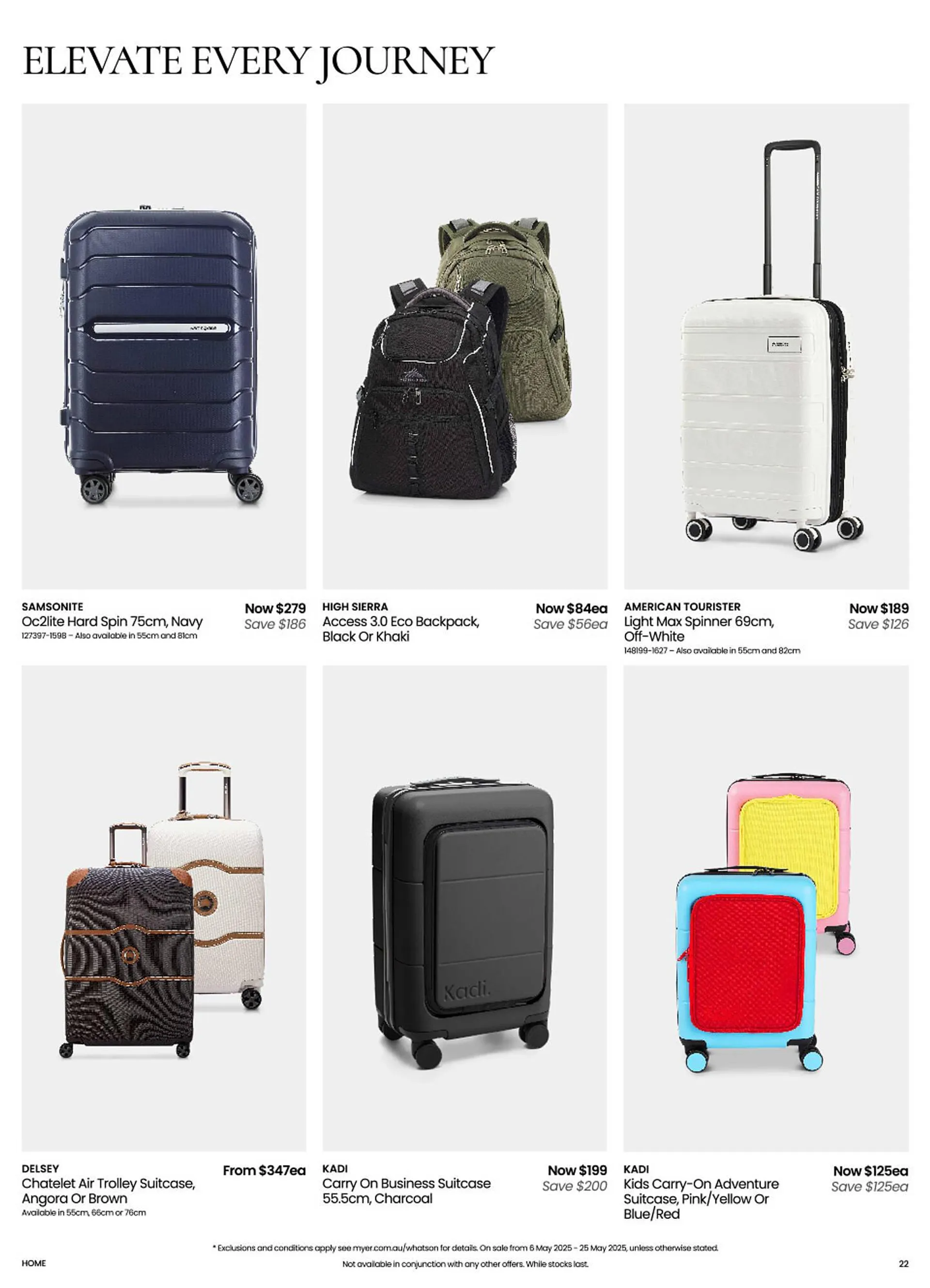 Myer catalogue - Catalogue valid from 6 May to 25 May 2025 - page 22