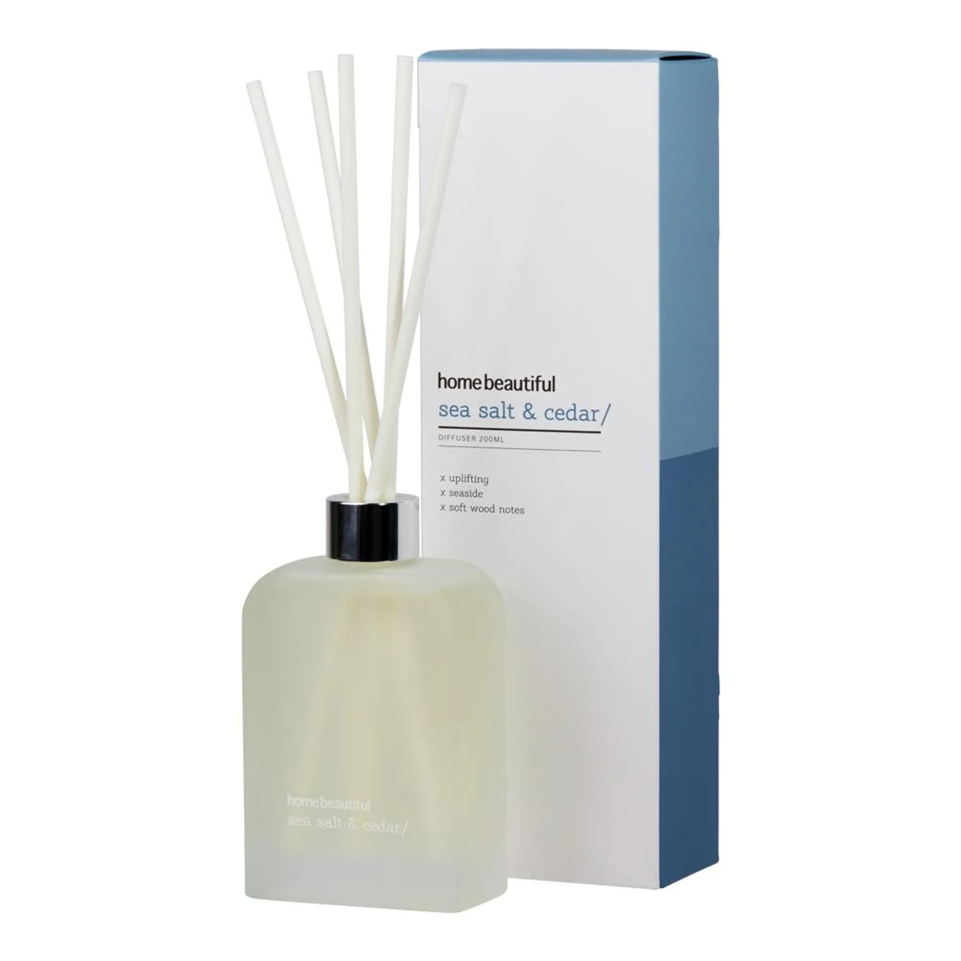 Home Beautiful Diffuser Sea Salt & Cedar