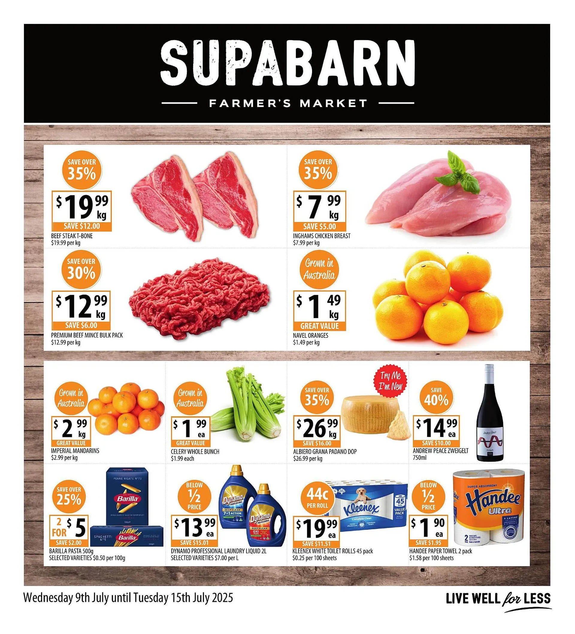 Supabarn catalogue - Catalogue valid from 9 July to 15 July 2025 - page 1