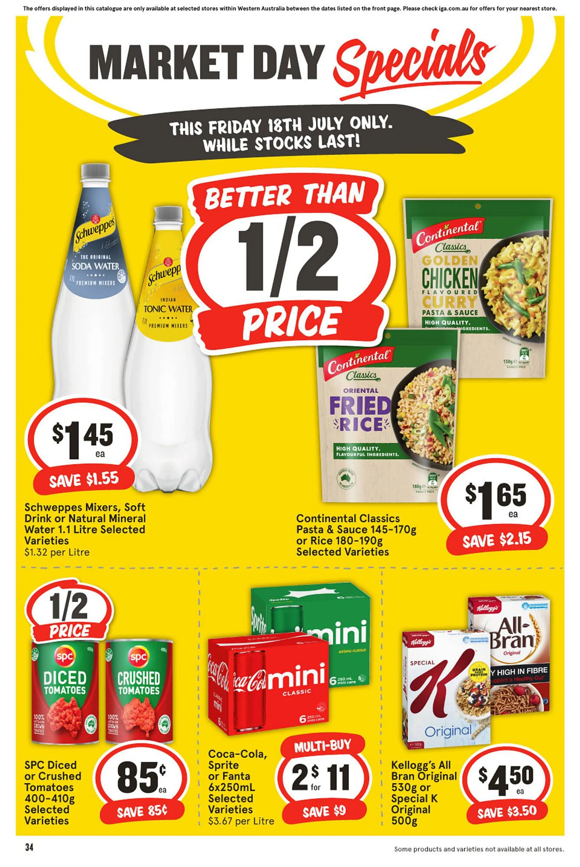 IGA catalogue - Catalogue valid from 18 July to 18 July 2025 - page 1