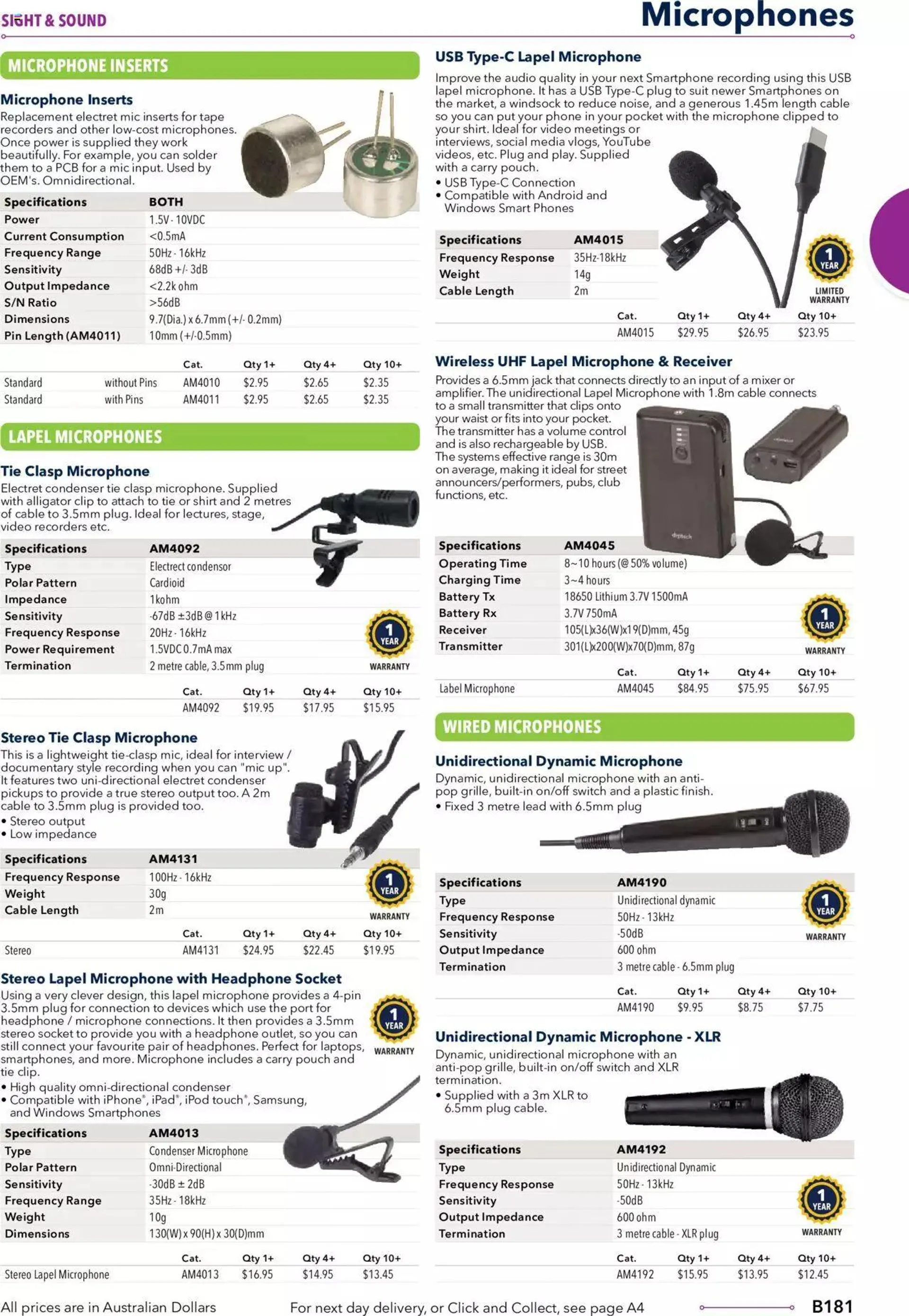 Jaycar Annual Engineering & Scientific Catalogue - Catalogue valid from 27 October to 31 December 2024 - page 181