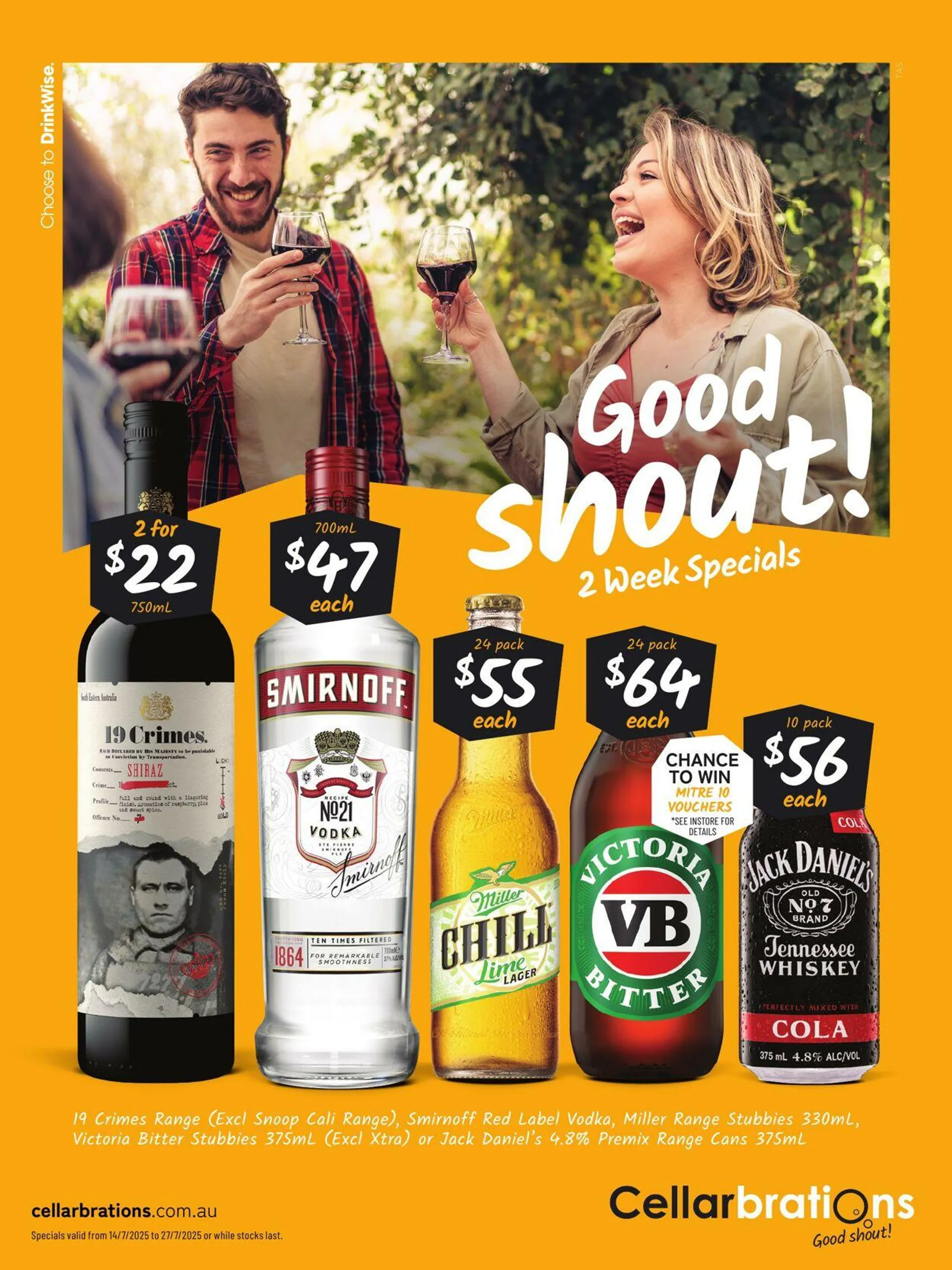 Cellarbrations - TAS Current catalogue - Catalogue valid from 14 July to 27 July 2025 - page 1
