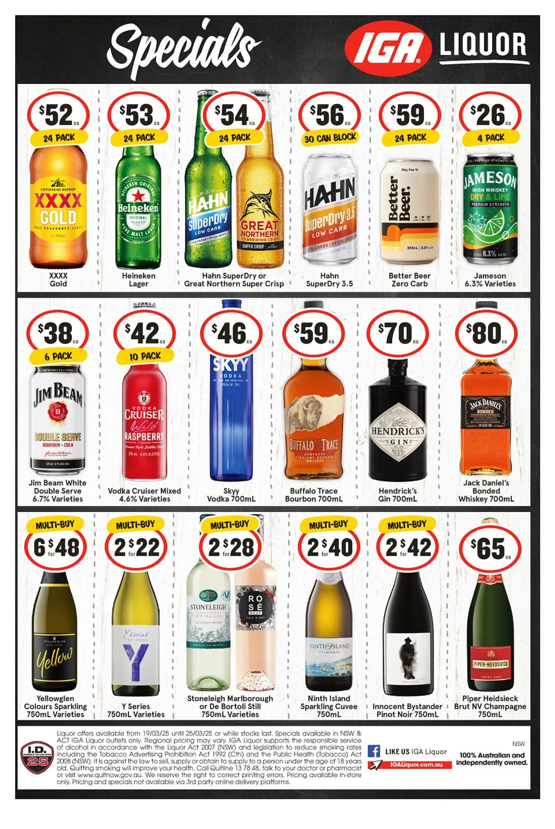 IGA Liquor catalogue - 1