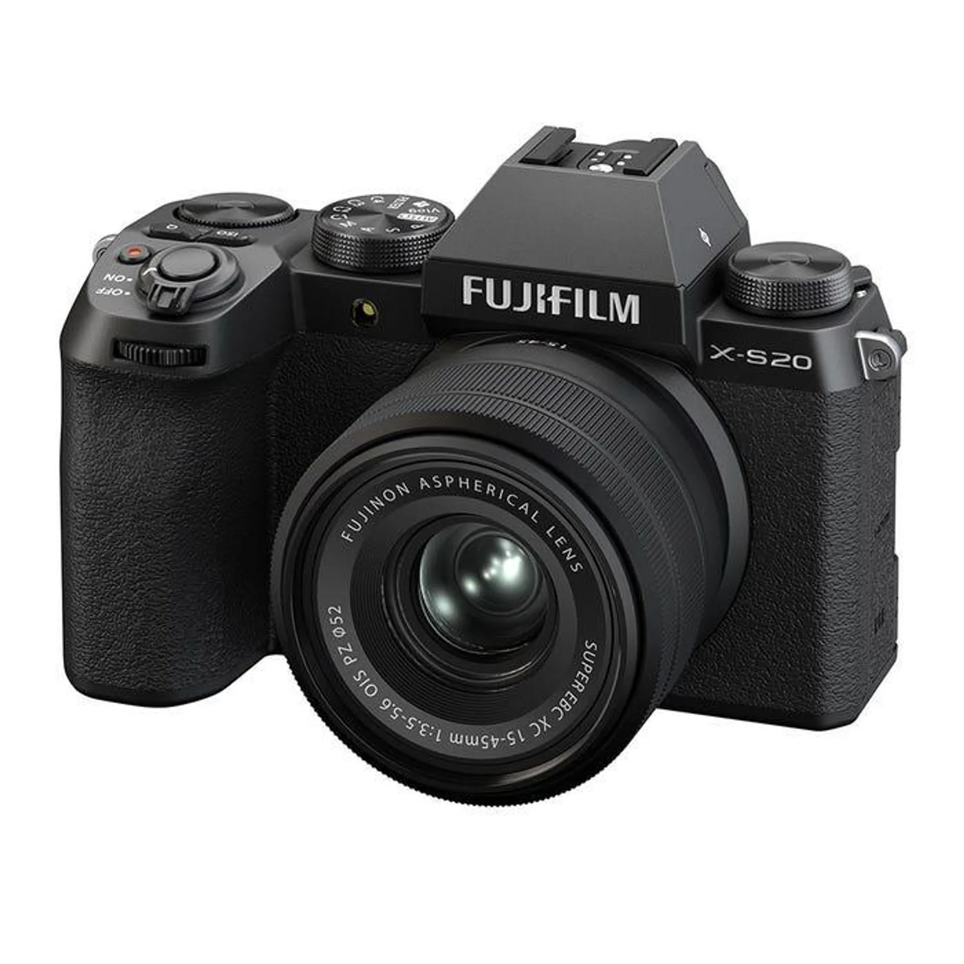 Fujifilm X-S20 Mirrorless Camera with XC 15-45mm Lens