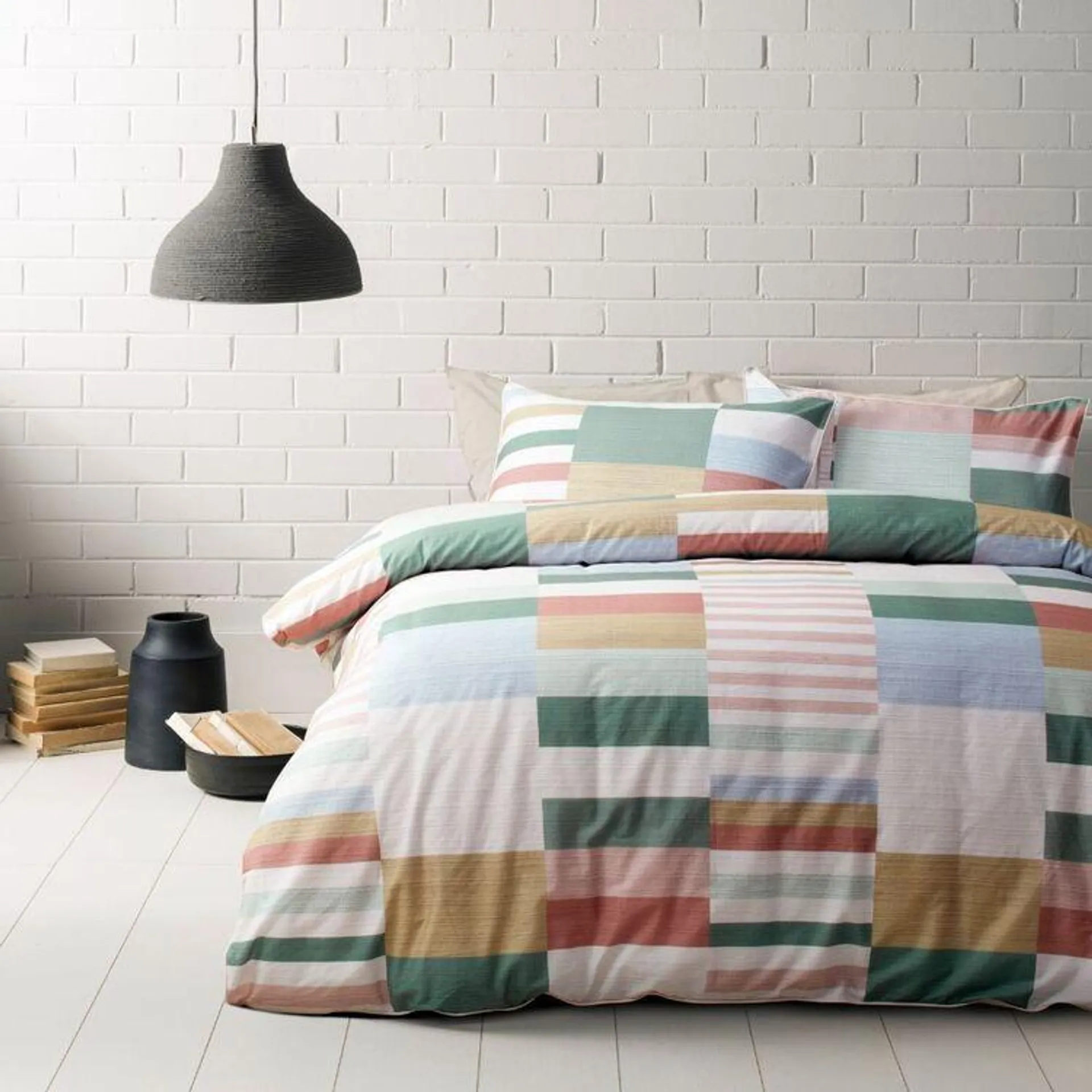 Dri Glo Maddox Quilt Cover Set Multicoloured