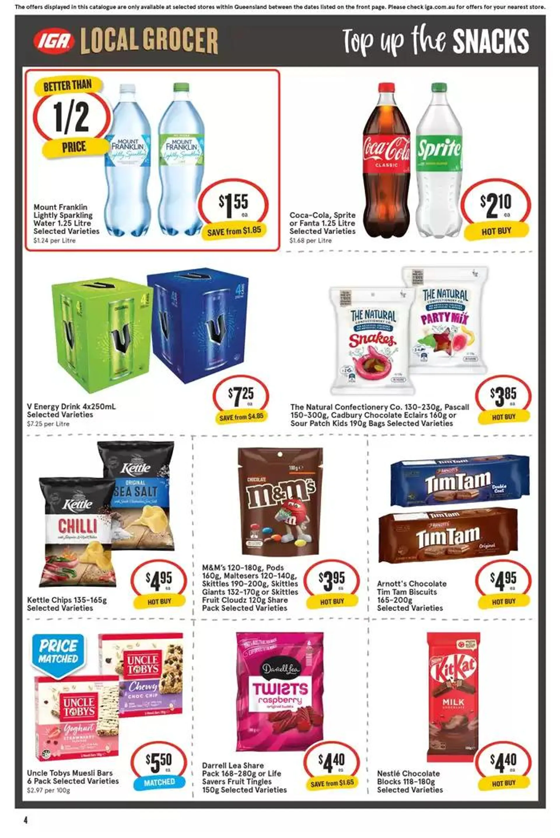 IGA - 1/2 Price - 25/09 - Catalogue valid from 25 September to 1 October 2024 - page 4