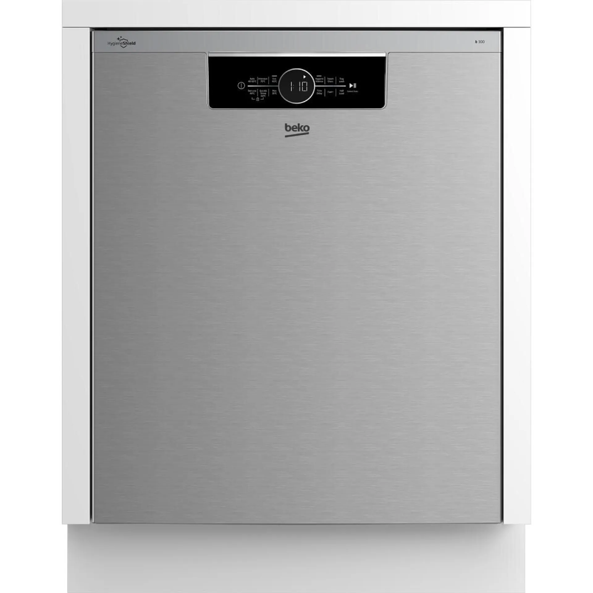 Beko 60cm Built Under Dishwasher Platinum Steel BDBU1430X