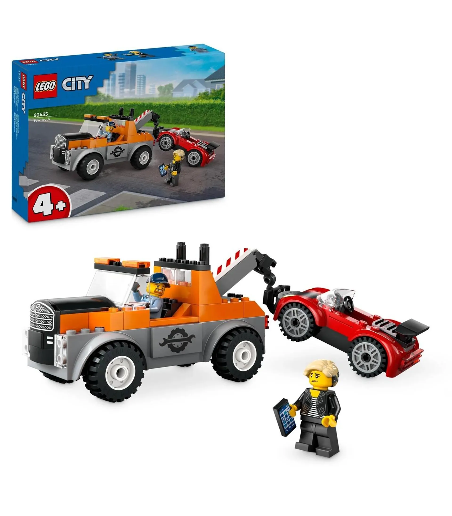 LEGO® City Tow Truck and Sports Car Repair 60435