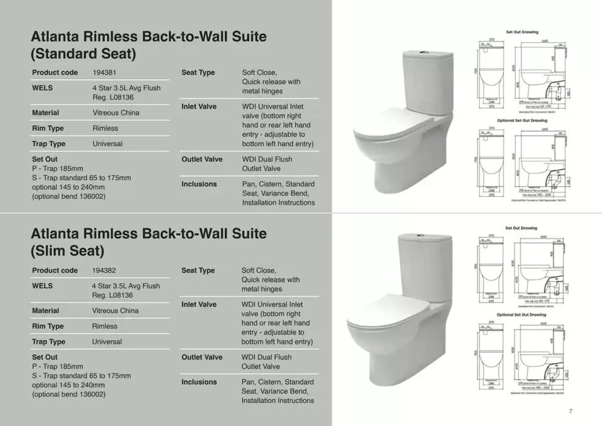 Raymor Brochure Toilets 2025 - Catalogue valid from 24 December to 31 January 2025 - page 7