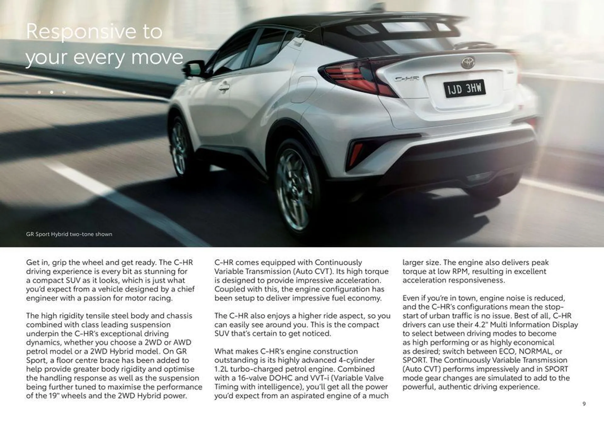 Toyota C-HR Hybrid - Catalogue valid from 30 January to 30 January 2025 - page 9