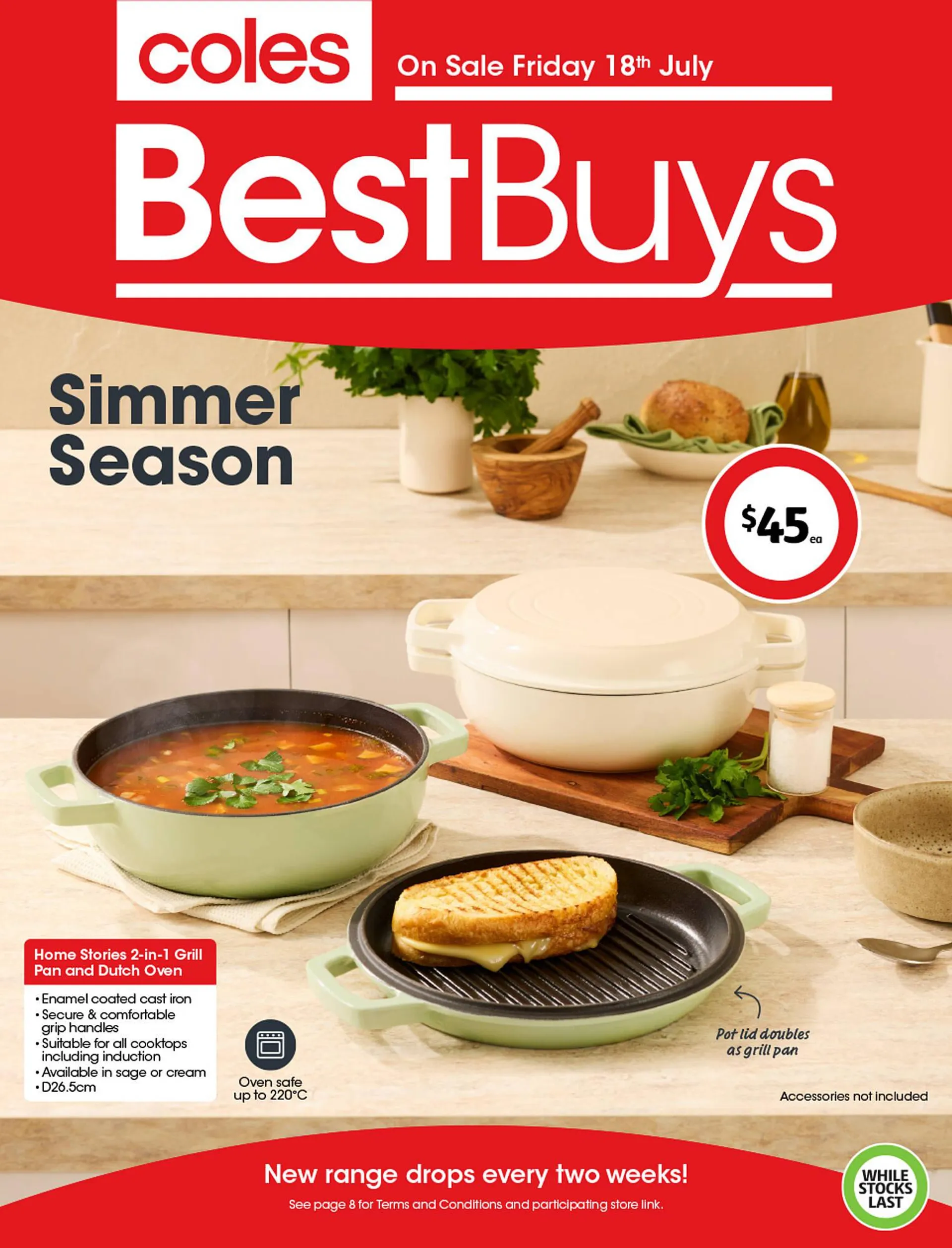 Coles catalogue - Catalogue valid from 18 July to 31 July 2025 - page 1