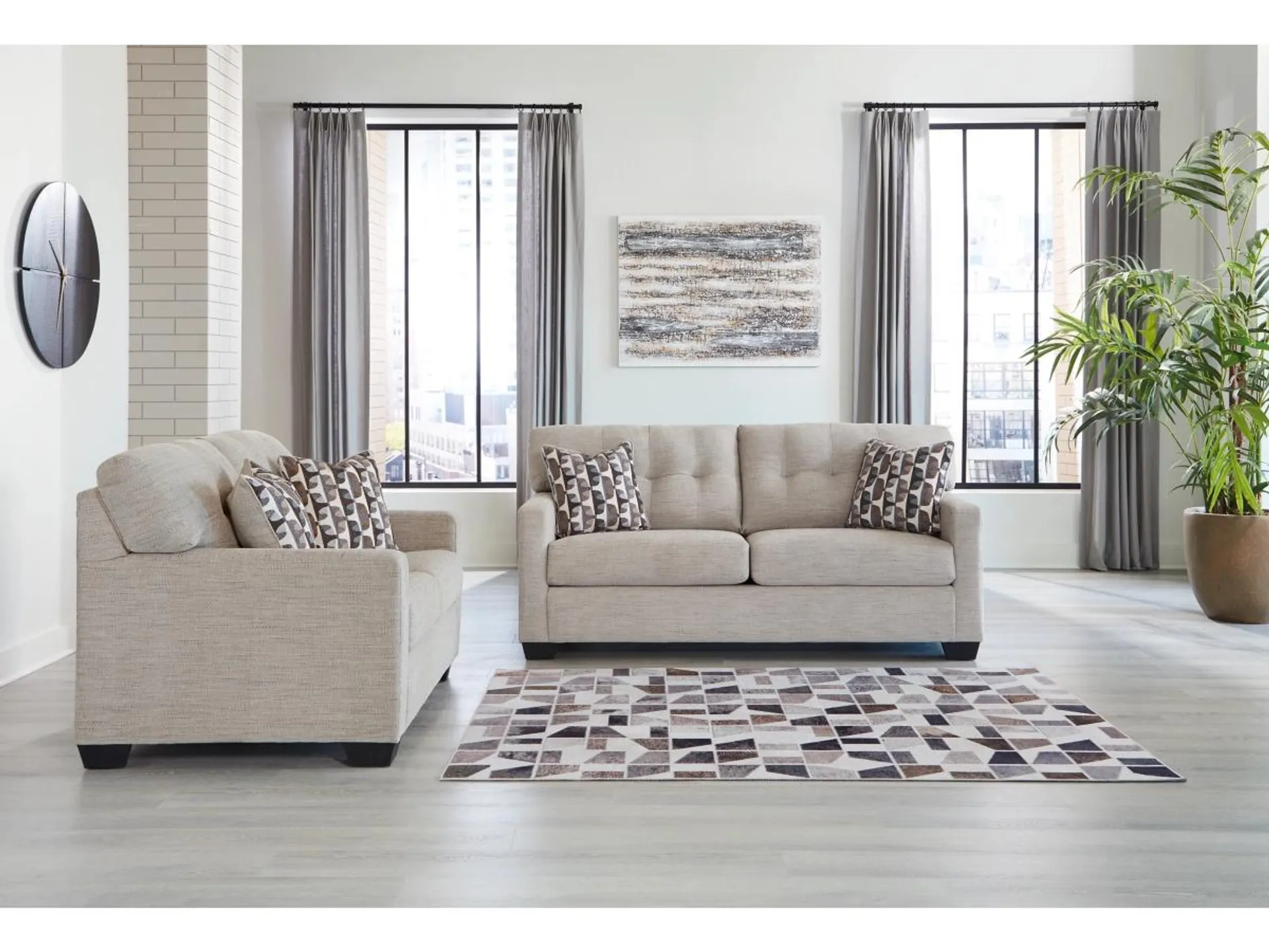 Mahoney Sofa and Loveseat