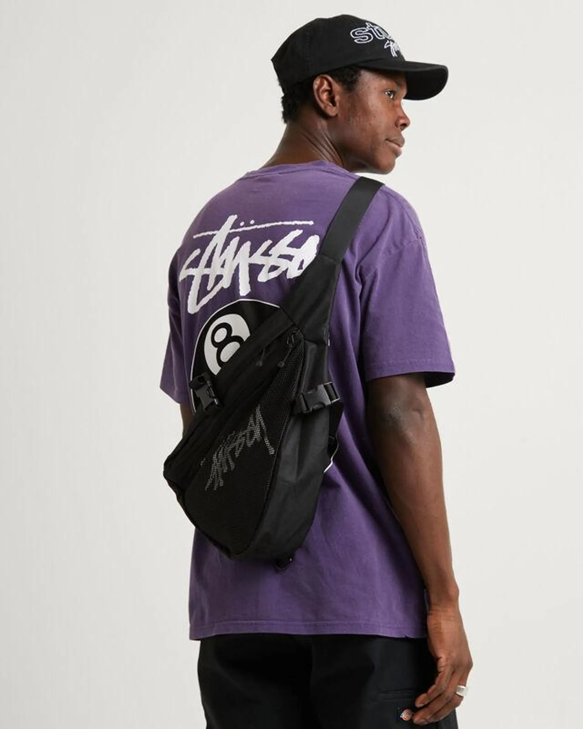 Graffiti Sling Bag Black