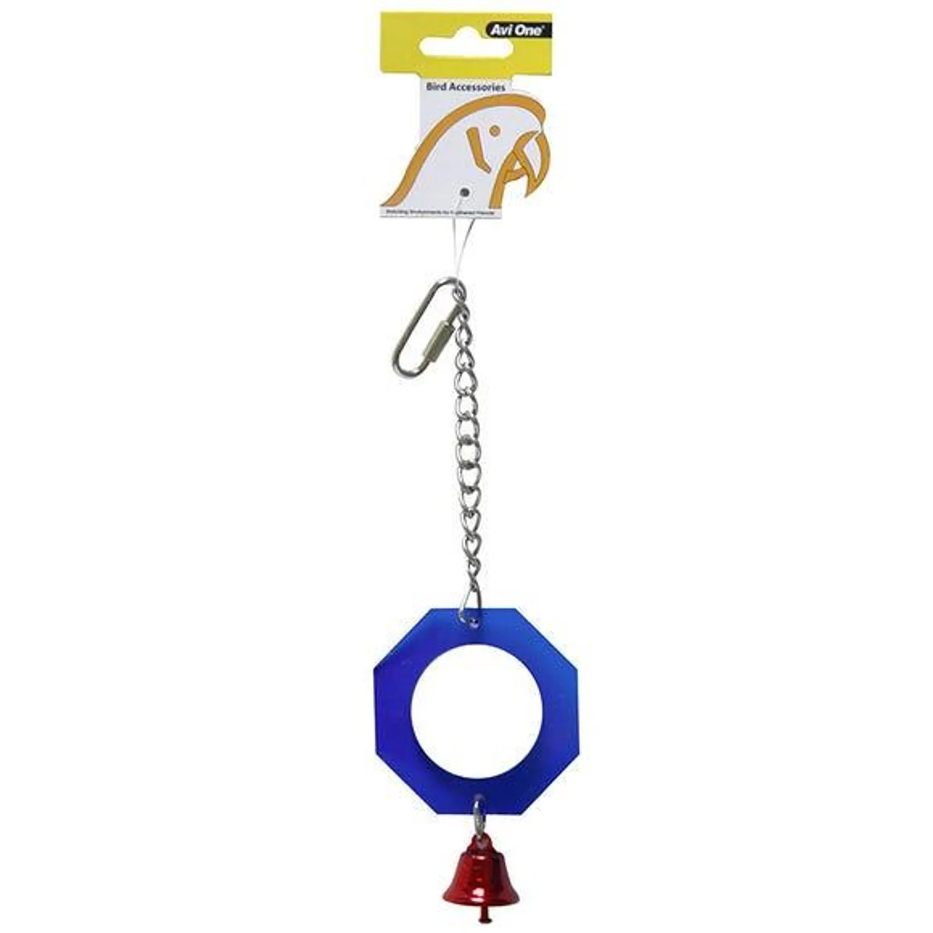 Avi One Bird Mirror With Toy And Bell