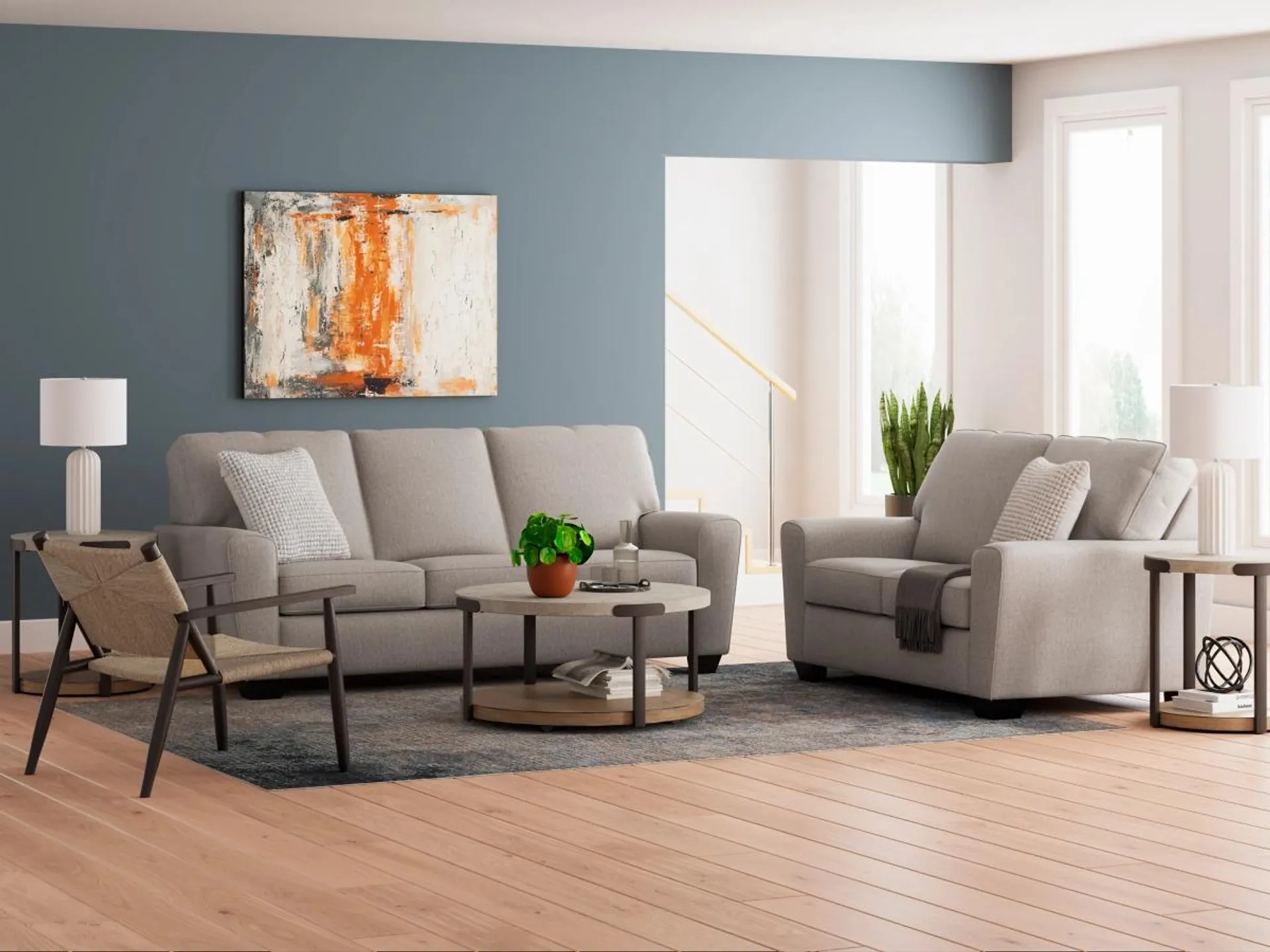 Cashton Sofa and Loveseat