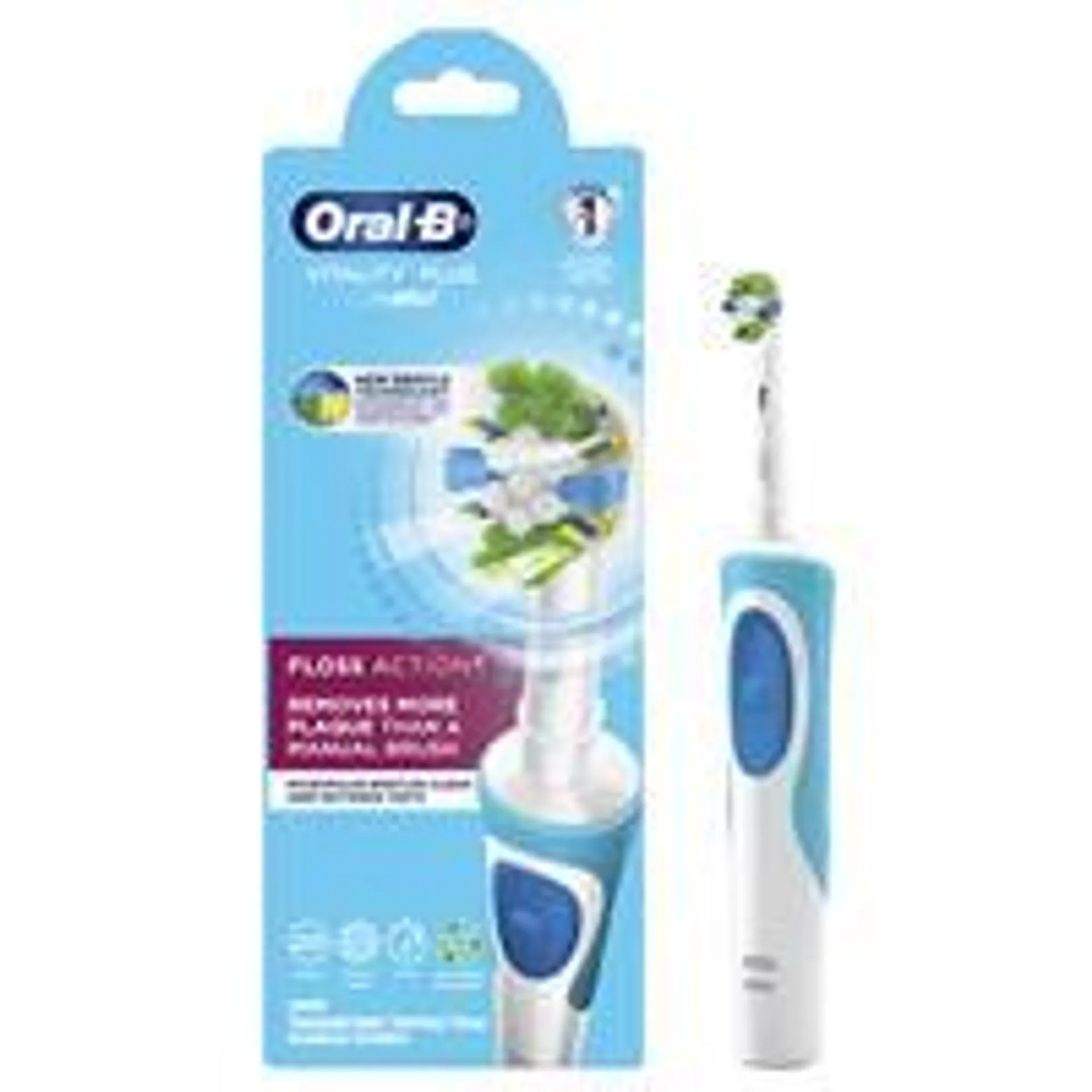 Oral B Vitality Plus Power Toothbrush Floss Action