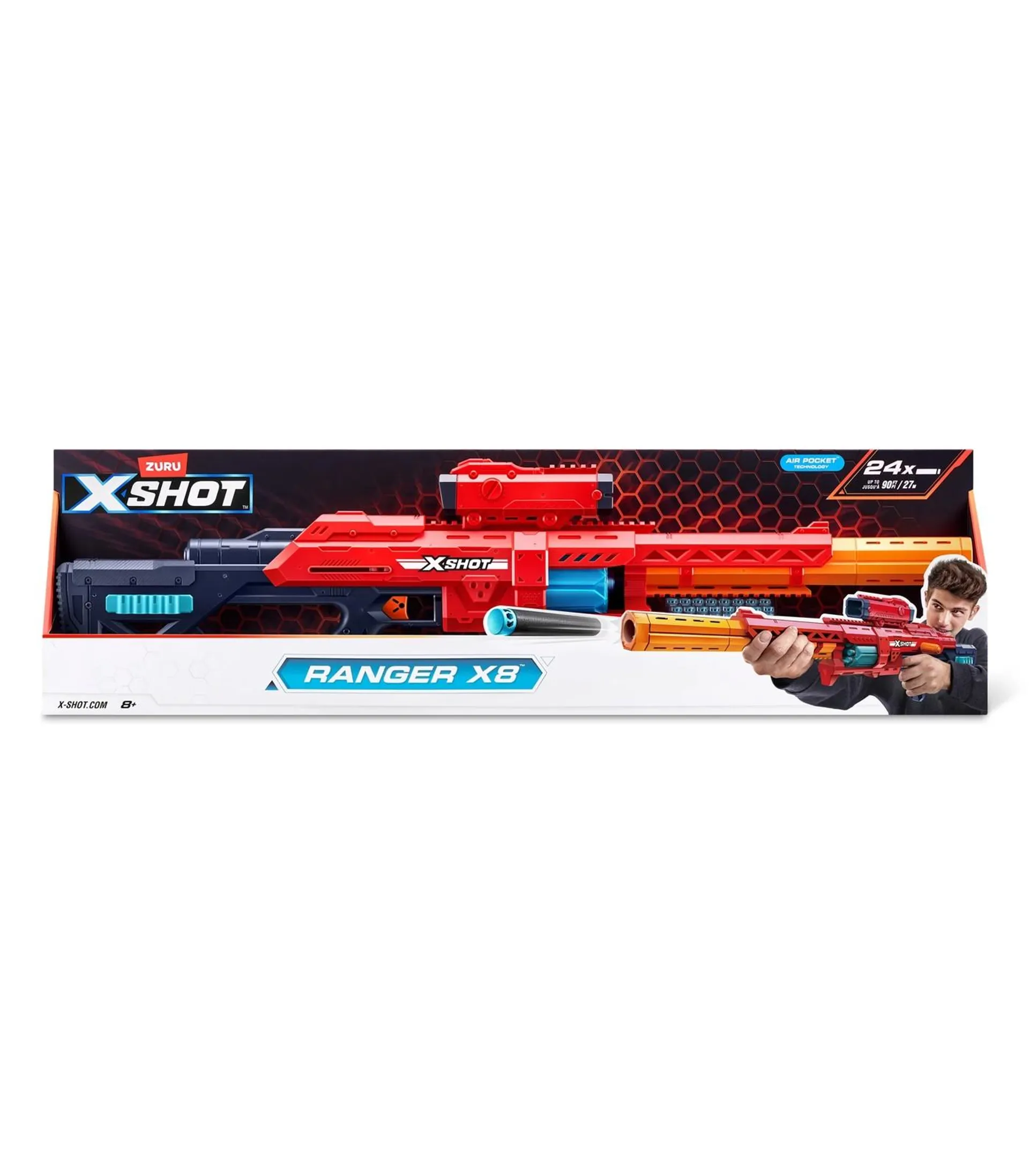 X-Shot Excel Ranger X8 Blaster (24 Darts) by ZURU