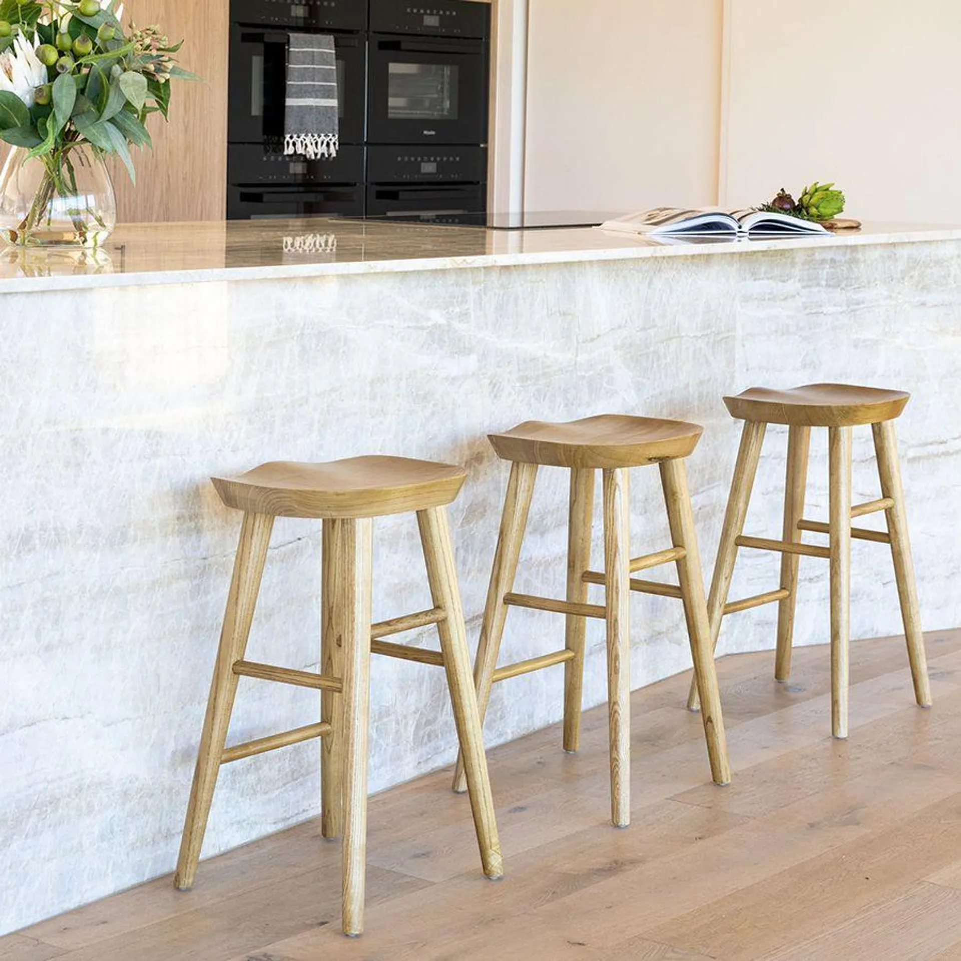 Saddle Stool - Set of 3