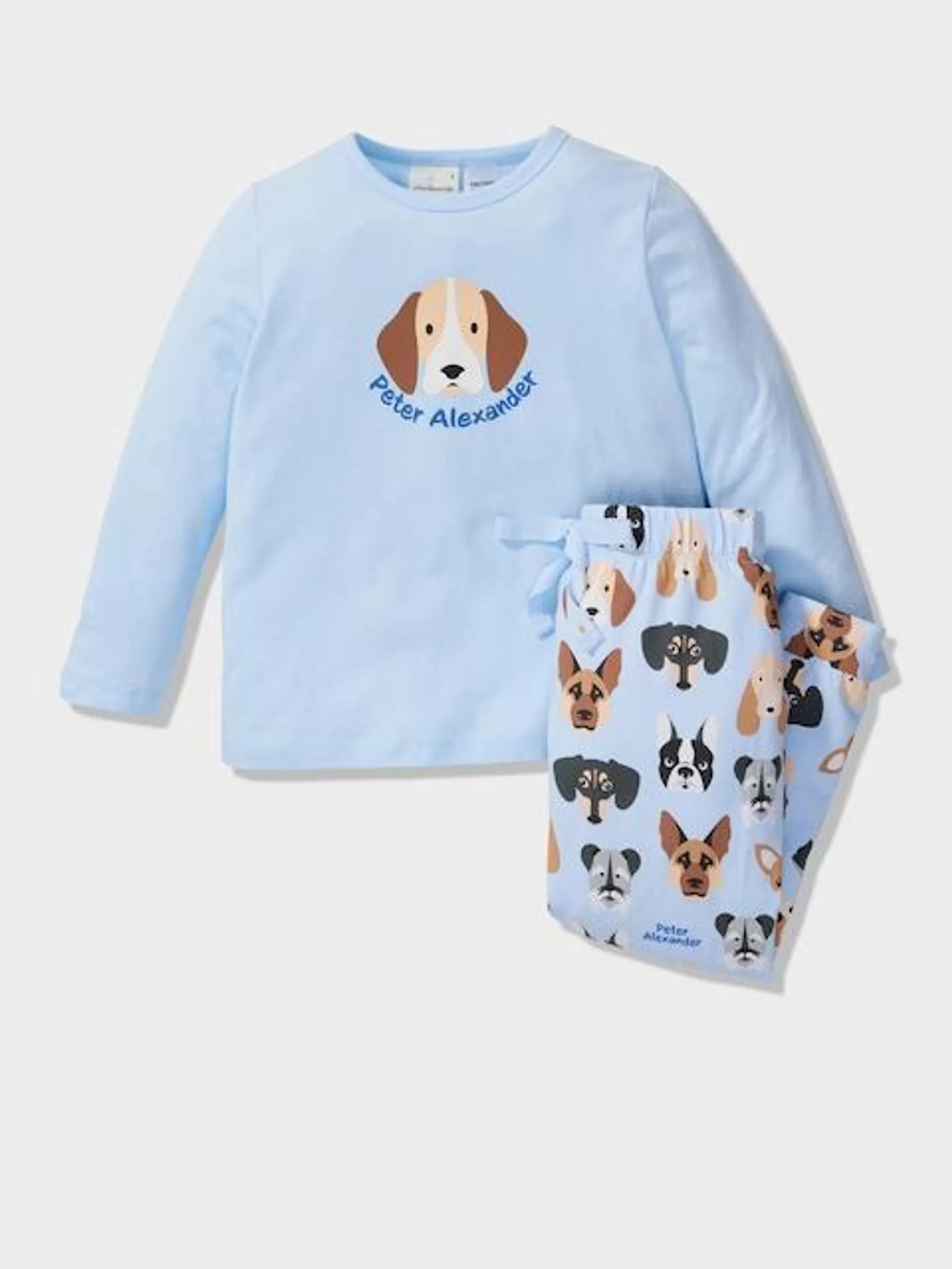 Jnr Boys Dogs Long Pj Set