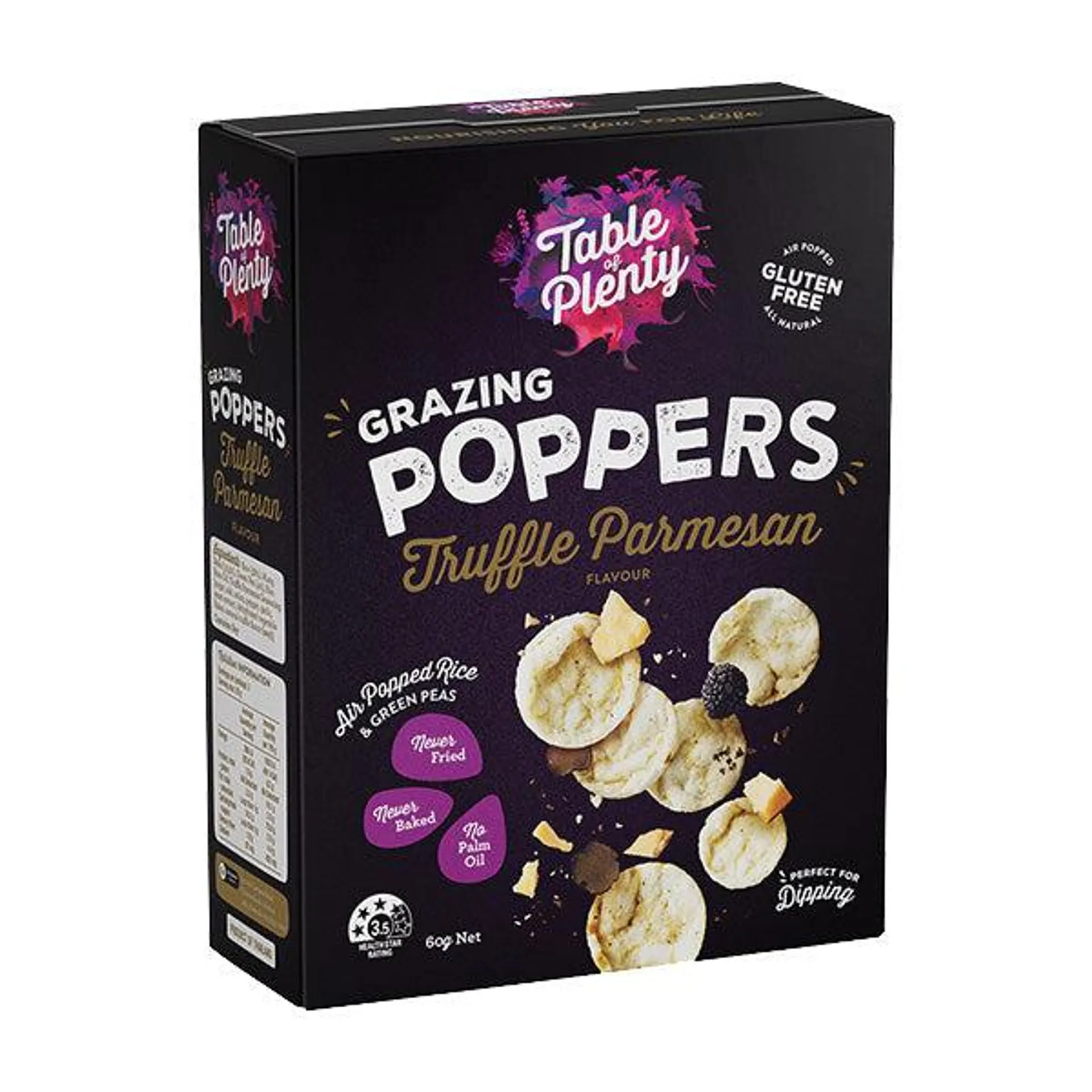 Table Of Plenty Poppers Truffle Parmesan 60g