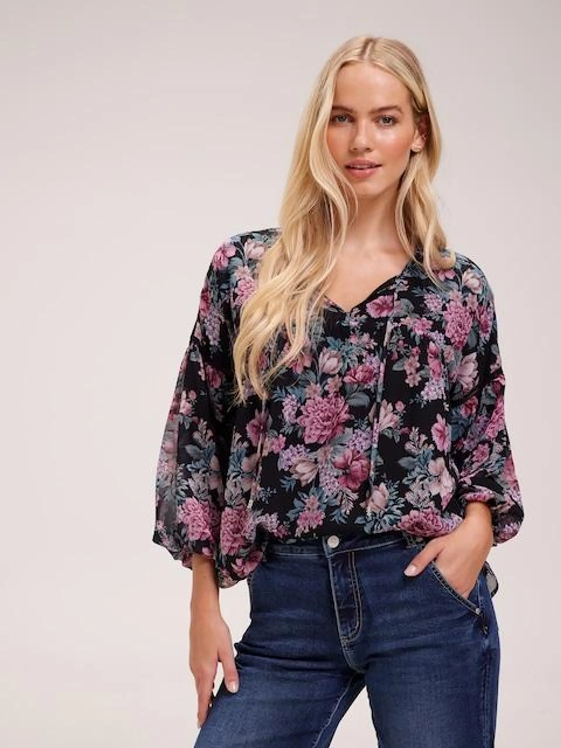 Just Jeans Valentine Blouson Sleeve Blouse