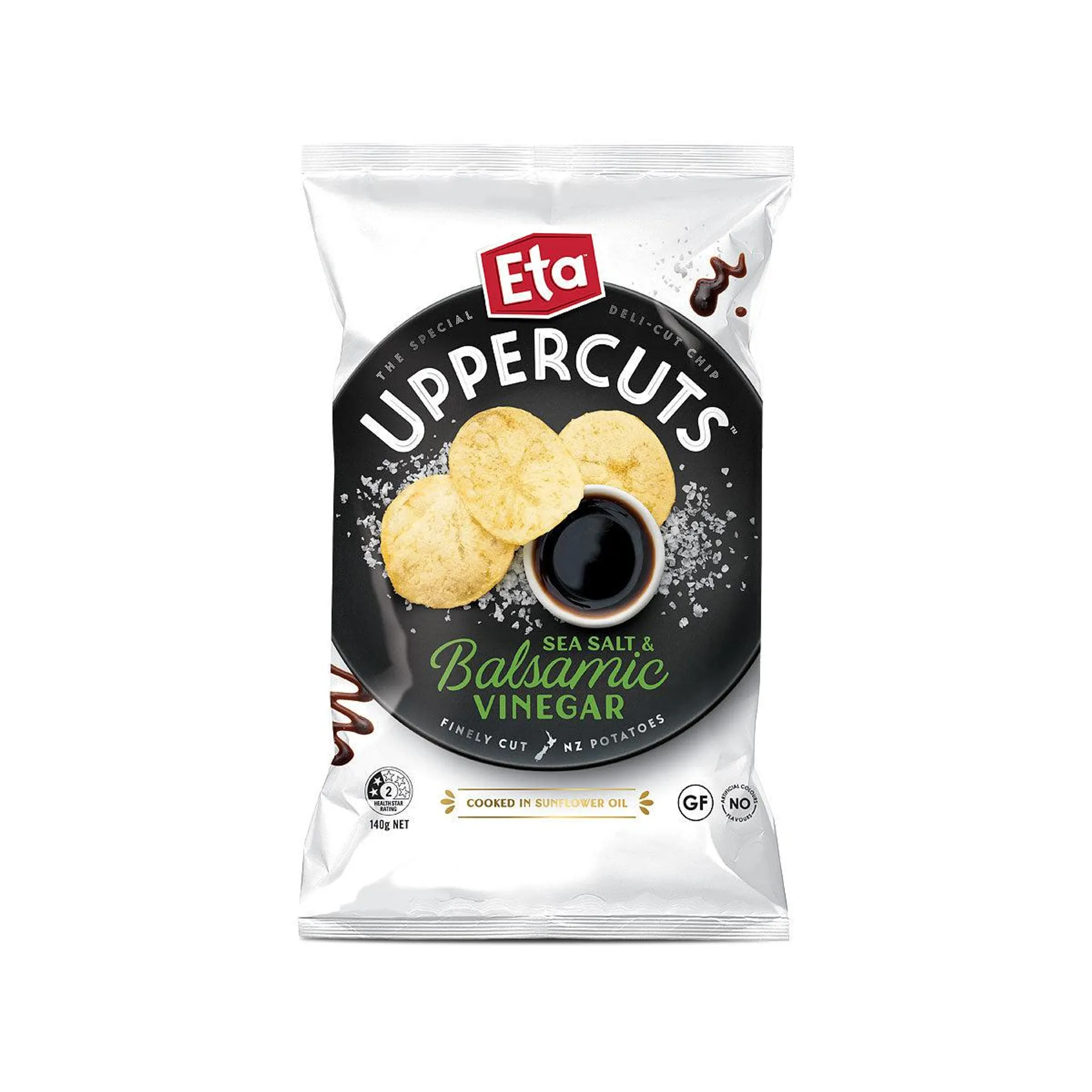 ETA Uppercuts Sea Salt & Balsamic 140g