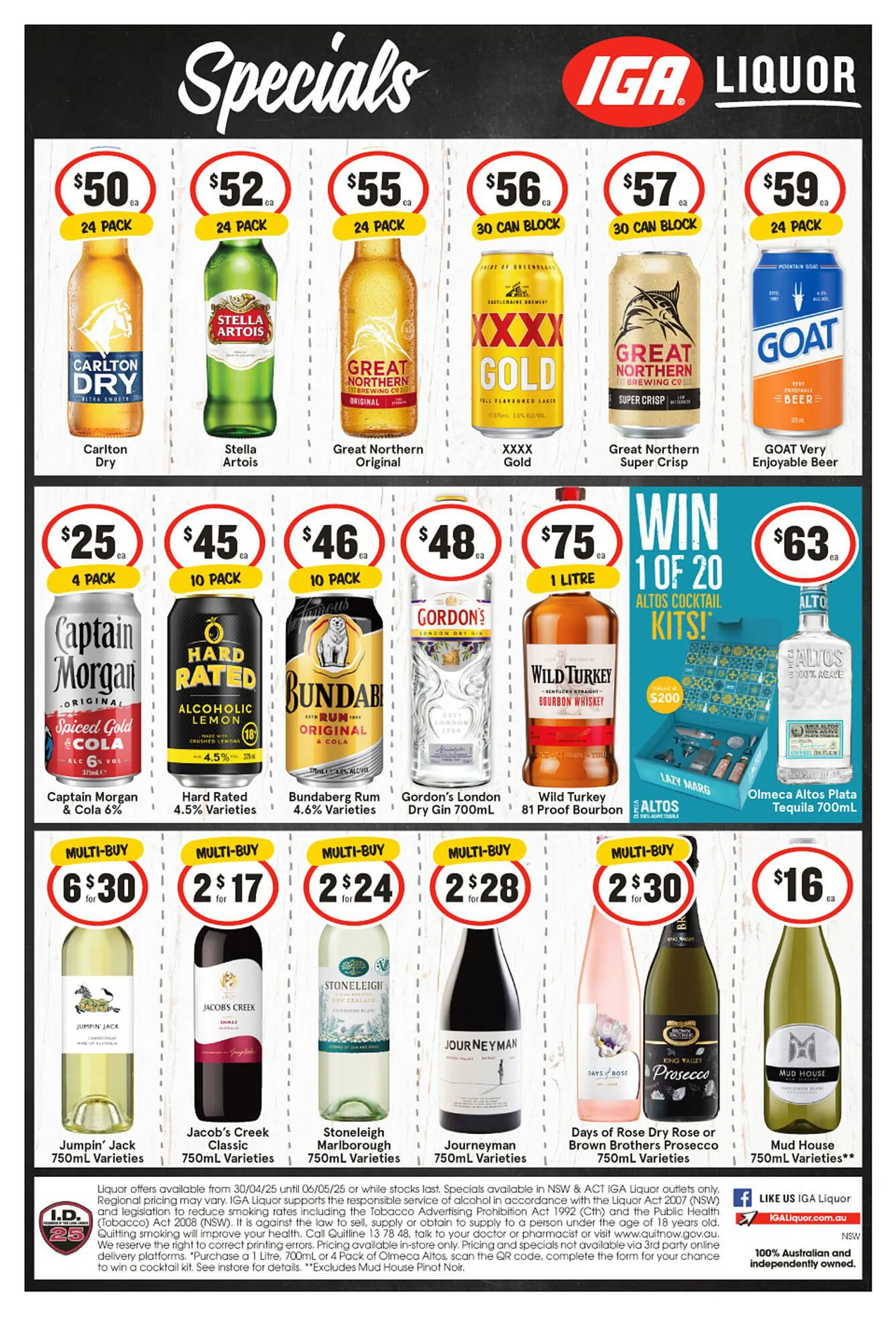 IGA Liquor catalogue - 1