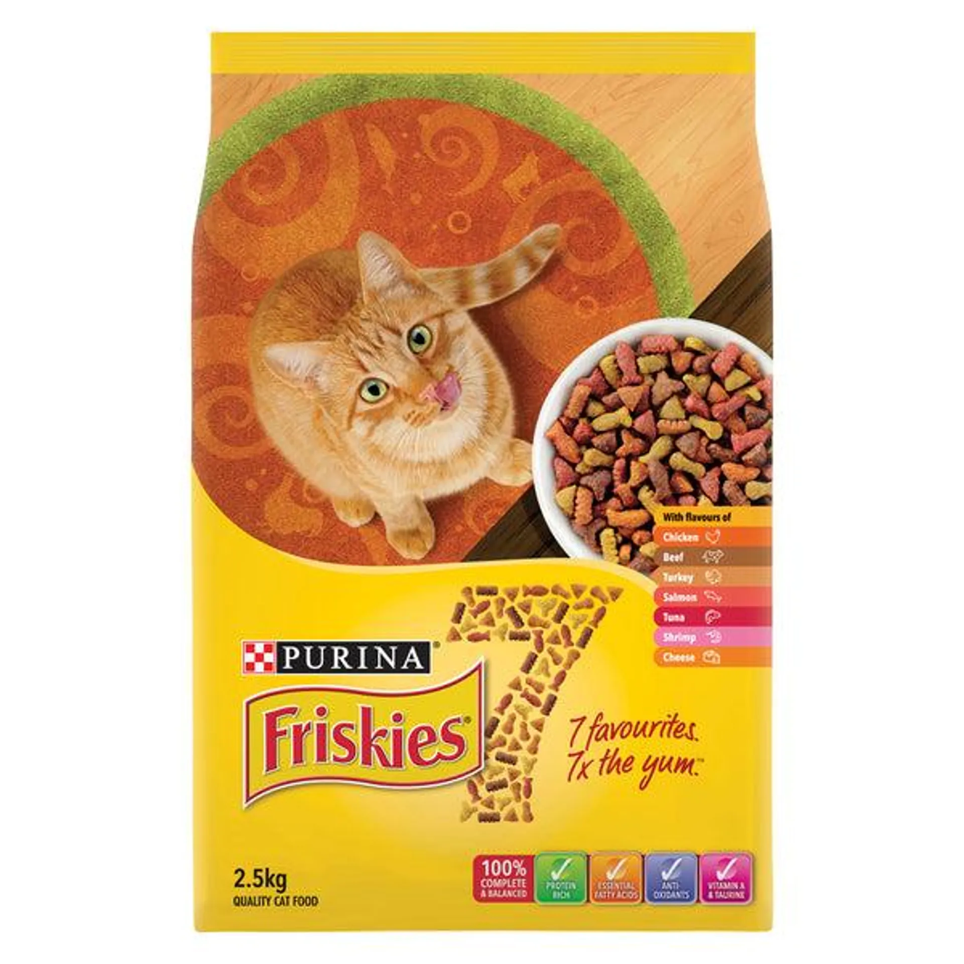 Friskies - Adult 7+ Dry Cat Food