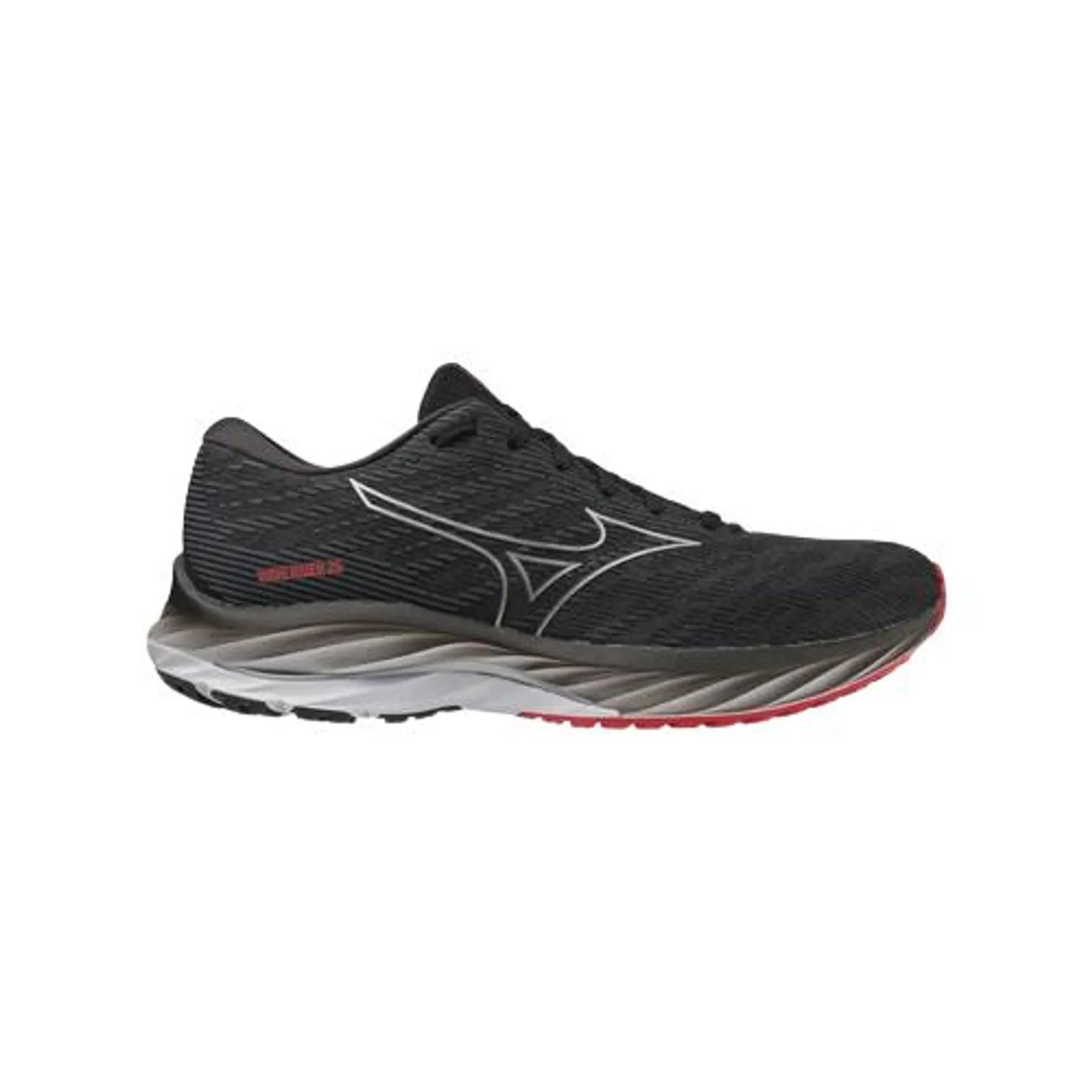 MIZUNO WAVE RIDER 26 - MEN - BLACK BITTERSWEET