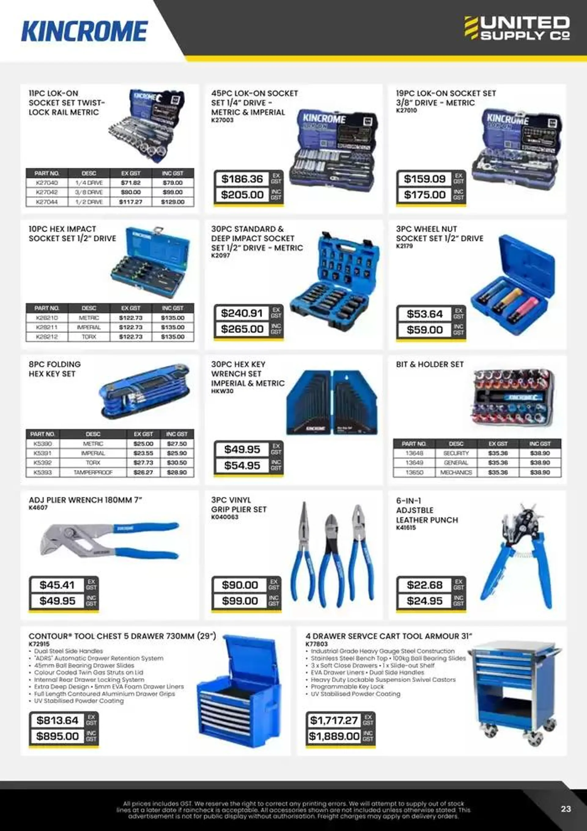 Tool Centre McKinnon Jan-Mar 2025 - Catalogue valid from 24 December to 31 March 2025 - page 23