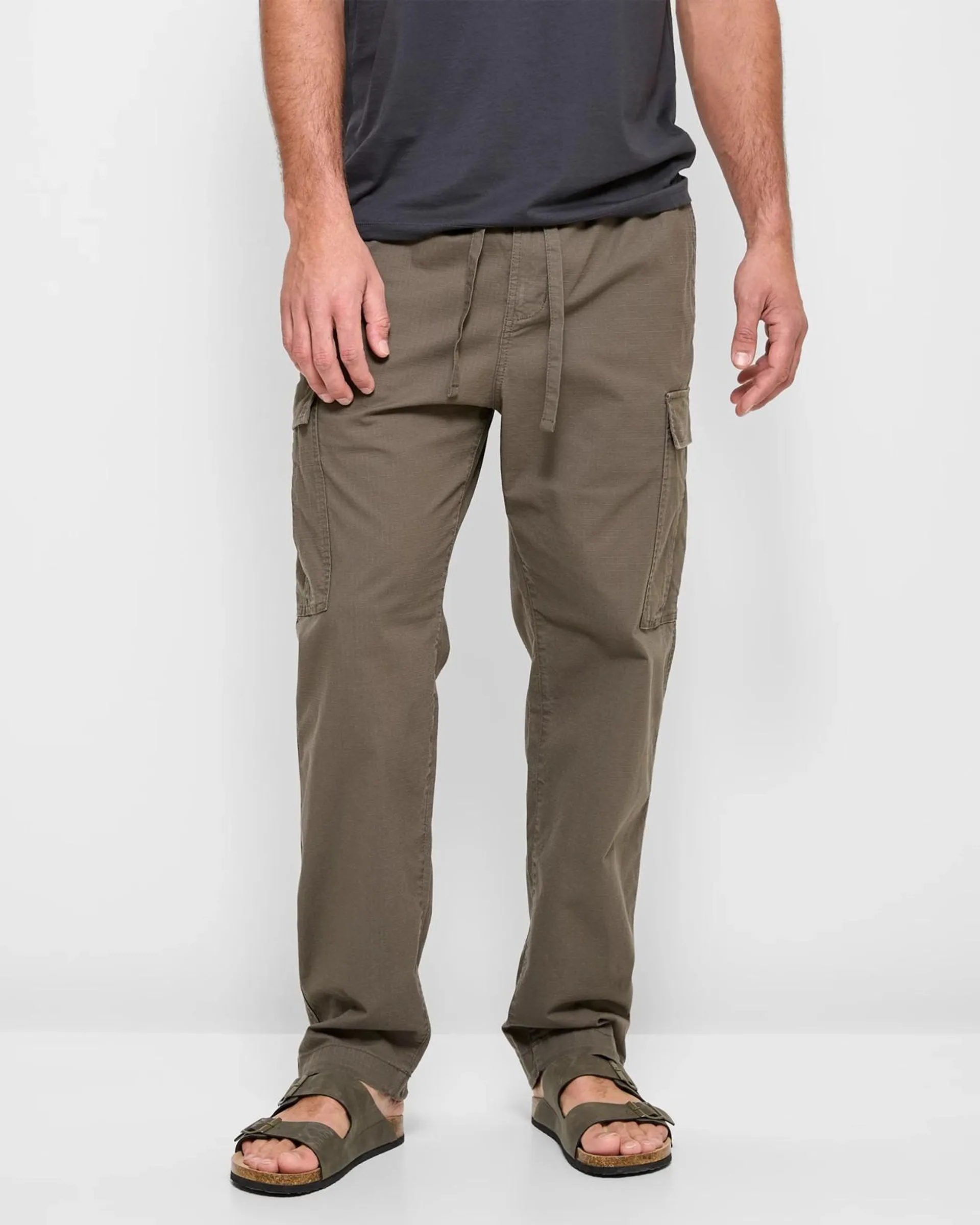 Parachute Cargo Pants - Khaki