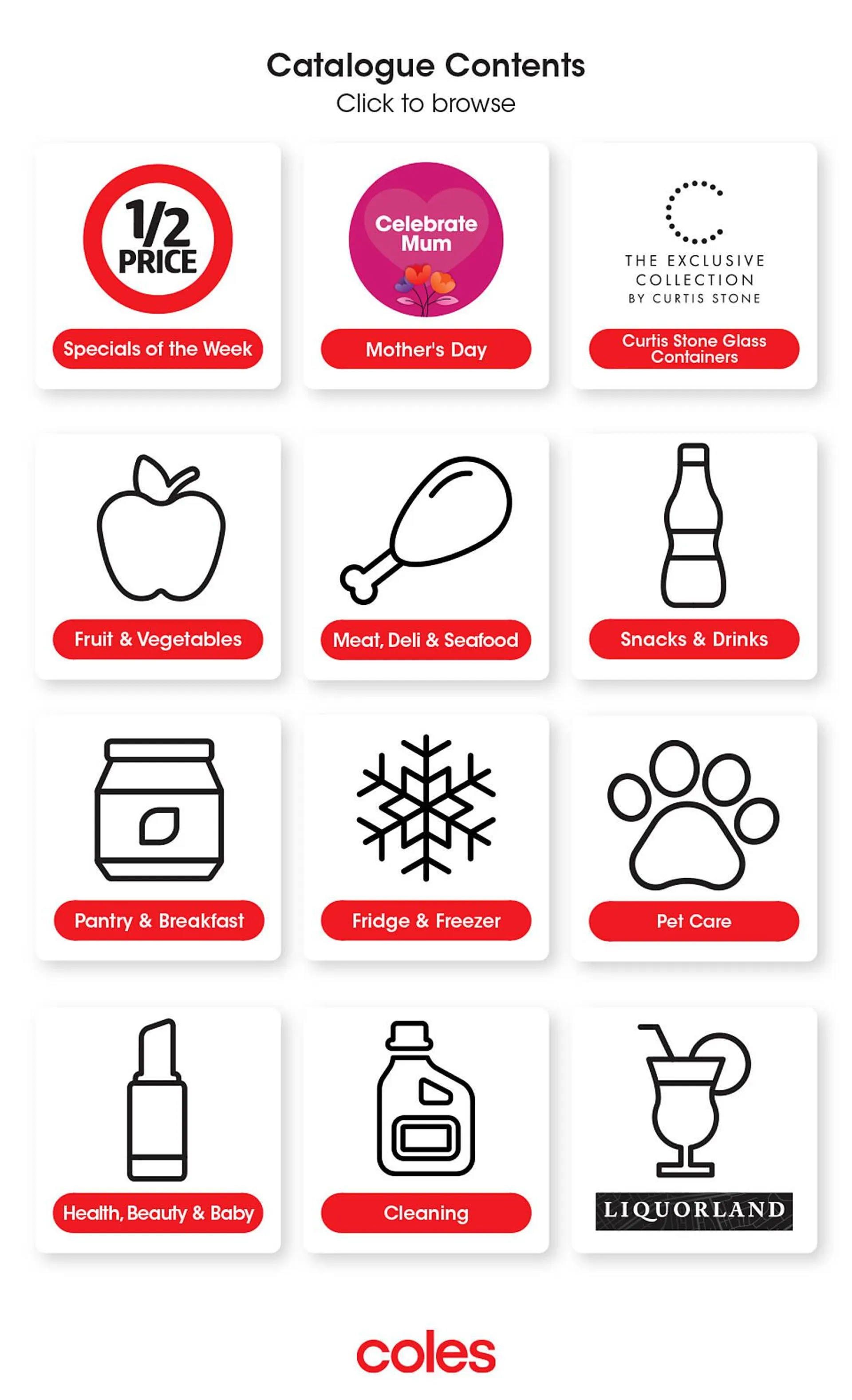 Coles catalogue - 1