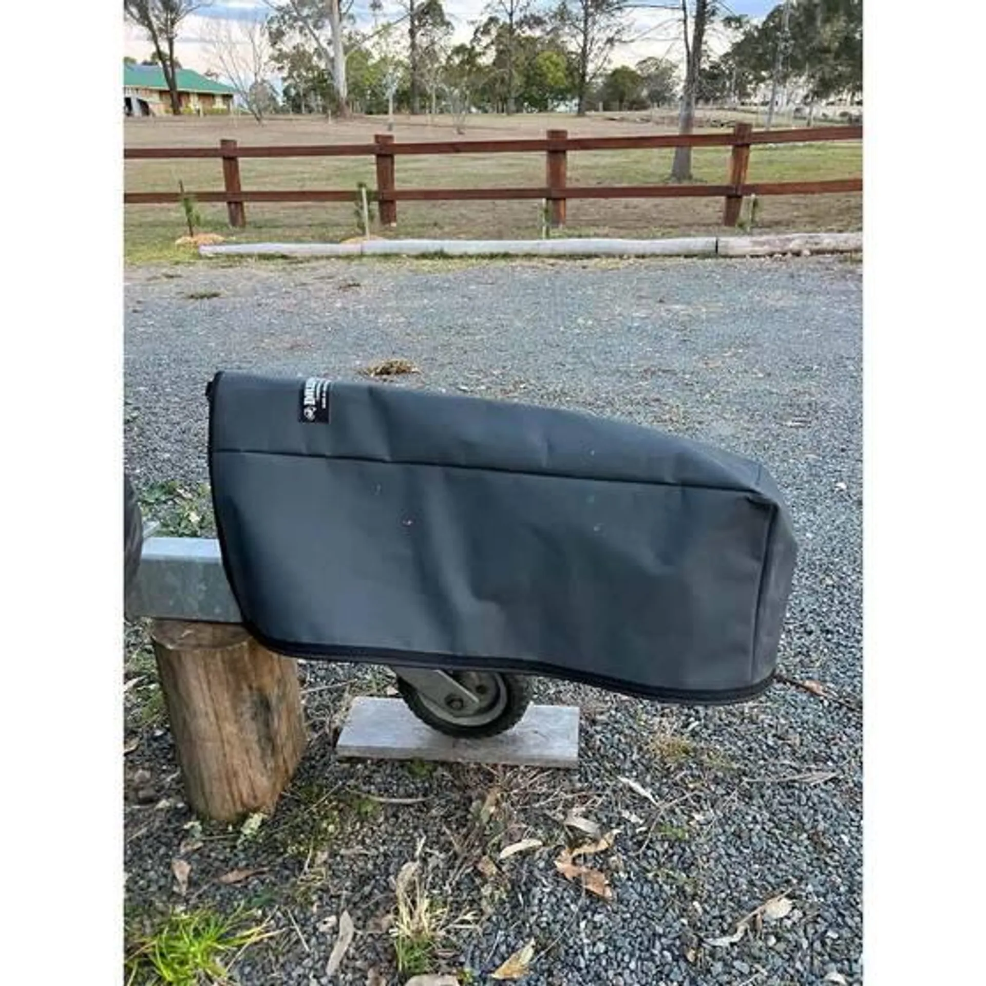 Drifta Canvas Caravan Drawbar Cover Grey