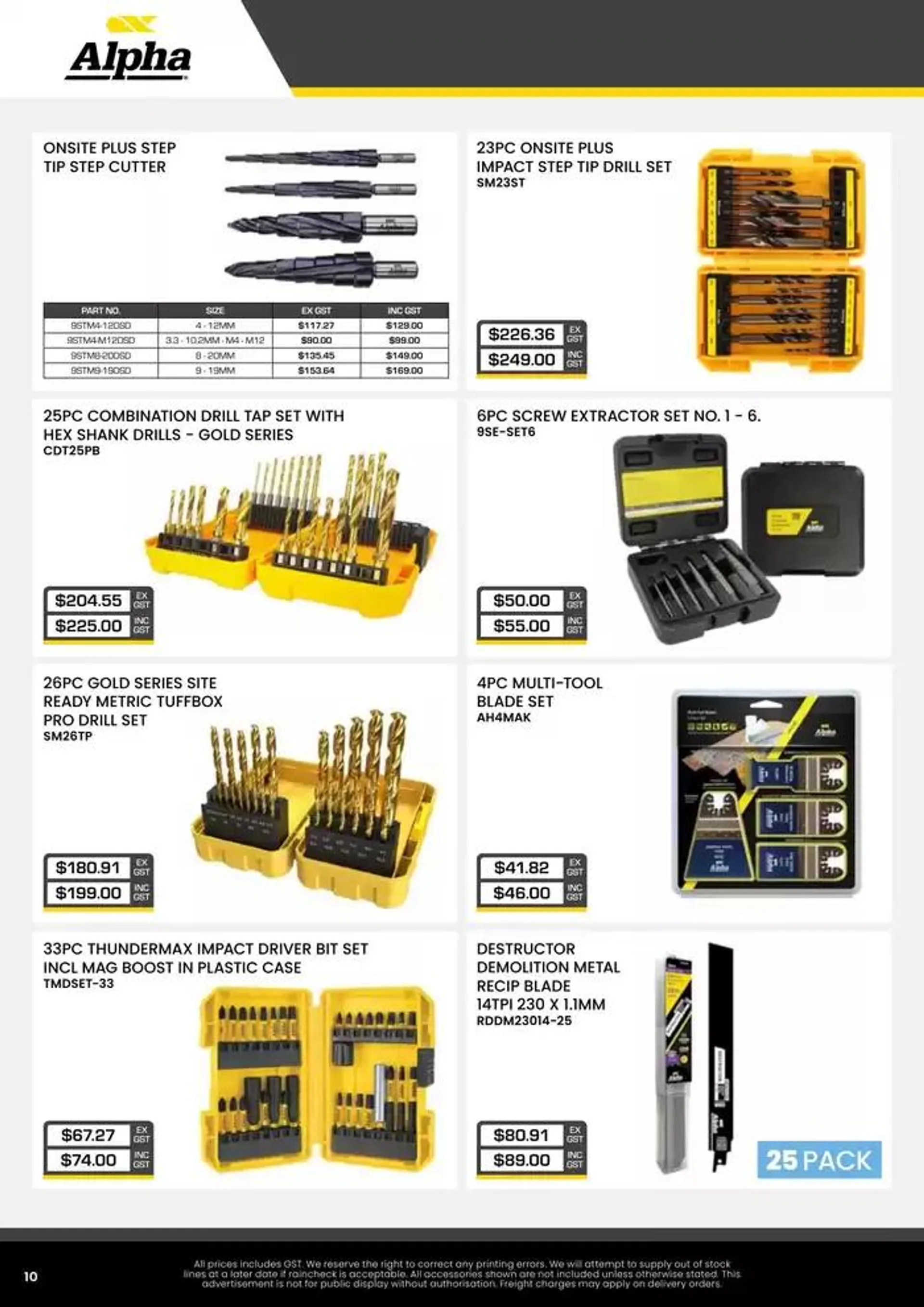 Tool Centre McKinnon Jan-Mar 2025 - Catalogue valid from 24 December to 31 March 2025 - page 10