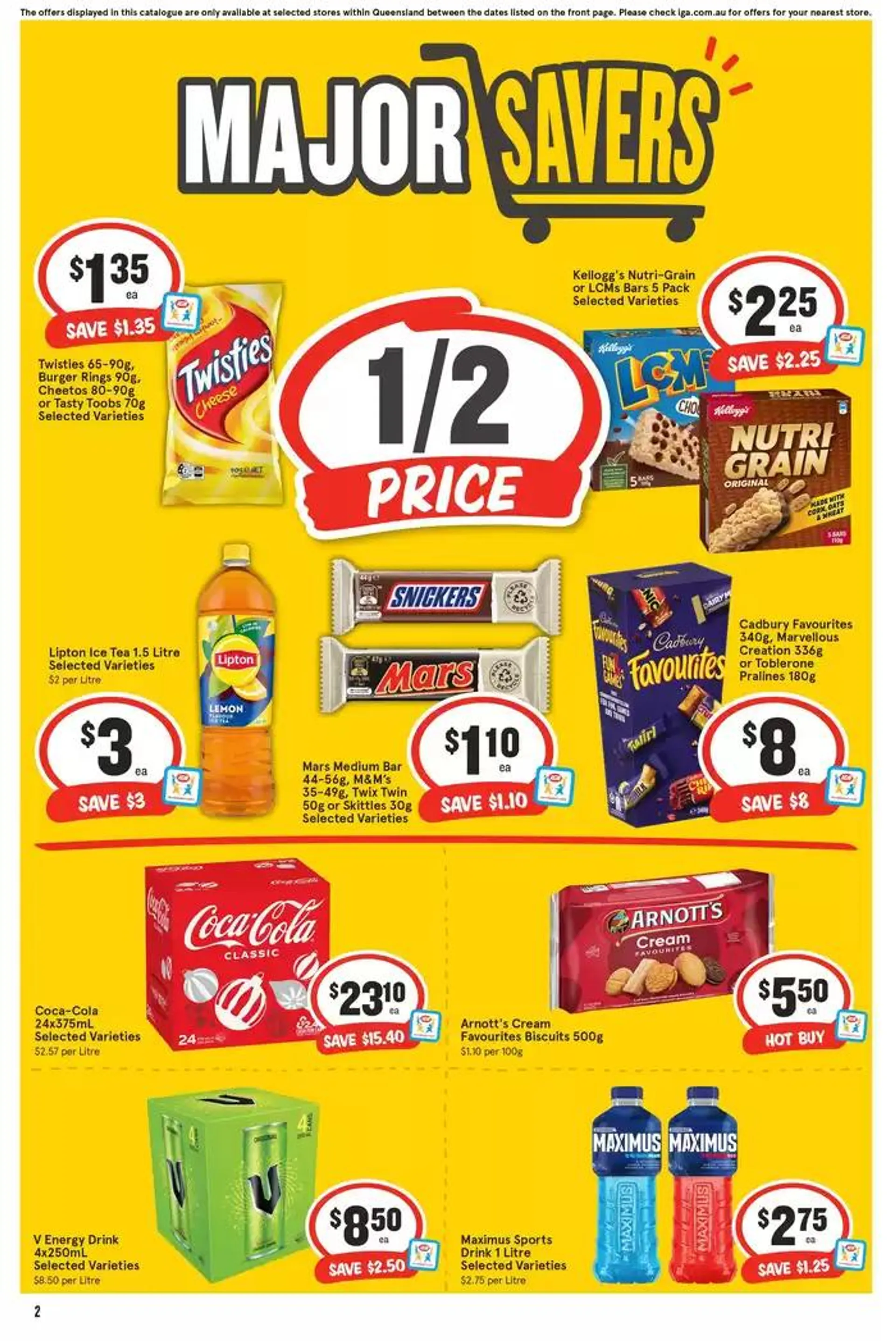 IGA - 1/2 Price - 16/10 - Catalogue valid from 16 October to 22 October 2024 - page 2