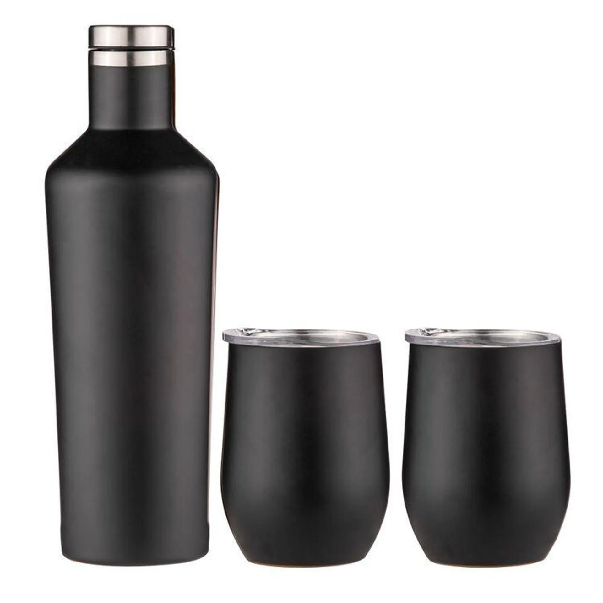 Tempa Aurora Portable Wine Gift Set Matte Black