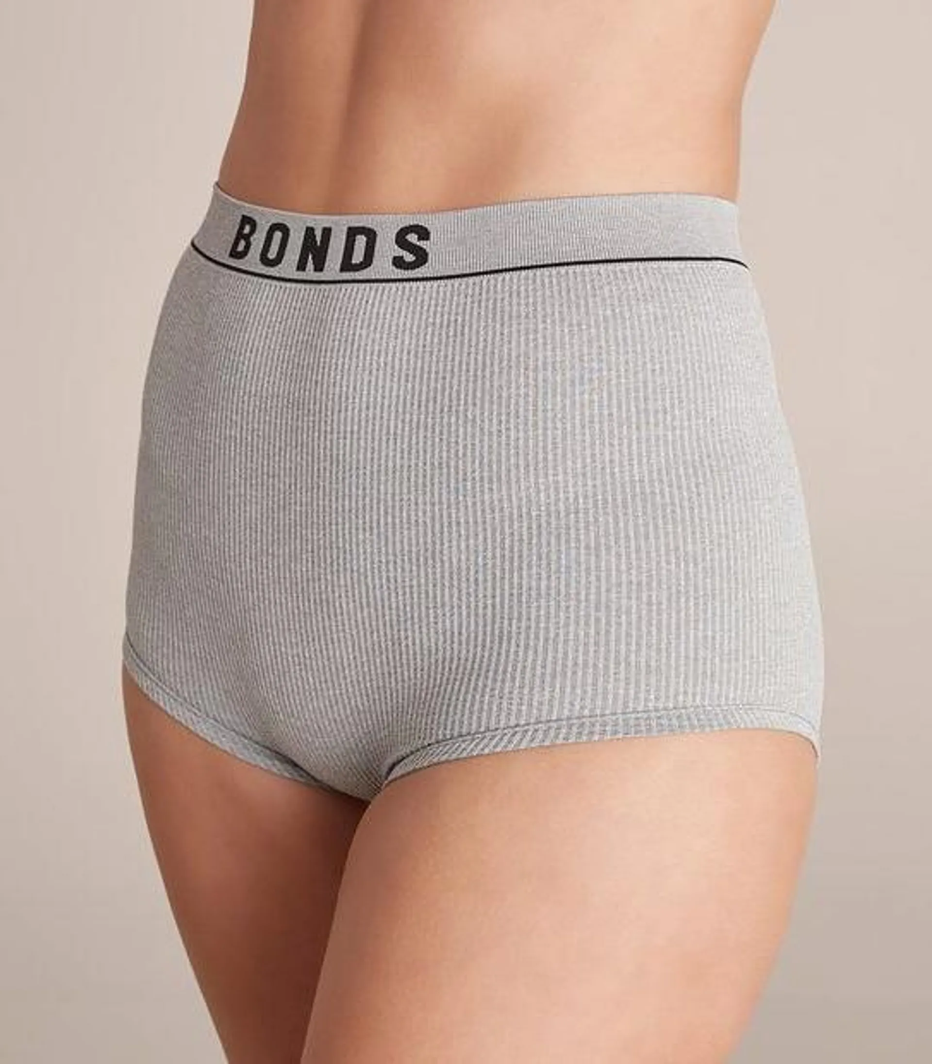 Bonds Retro Rib Shorties - Grey