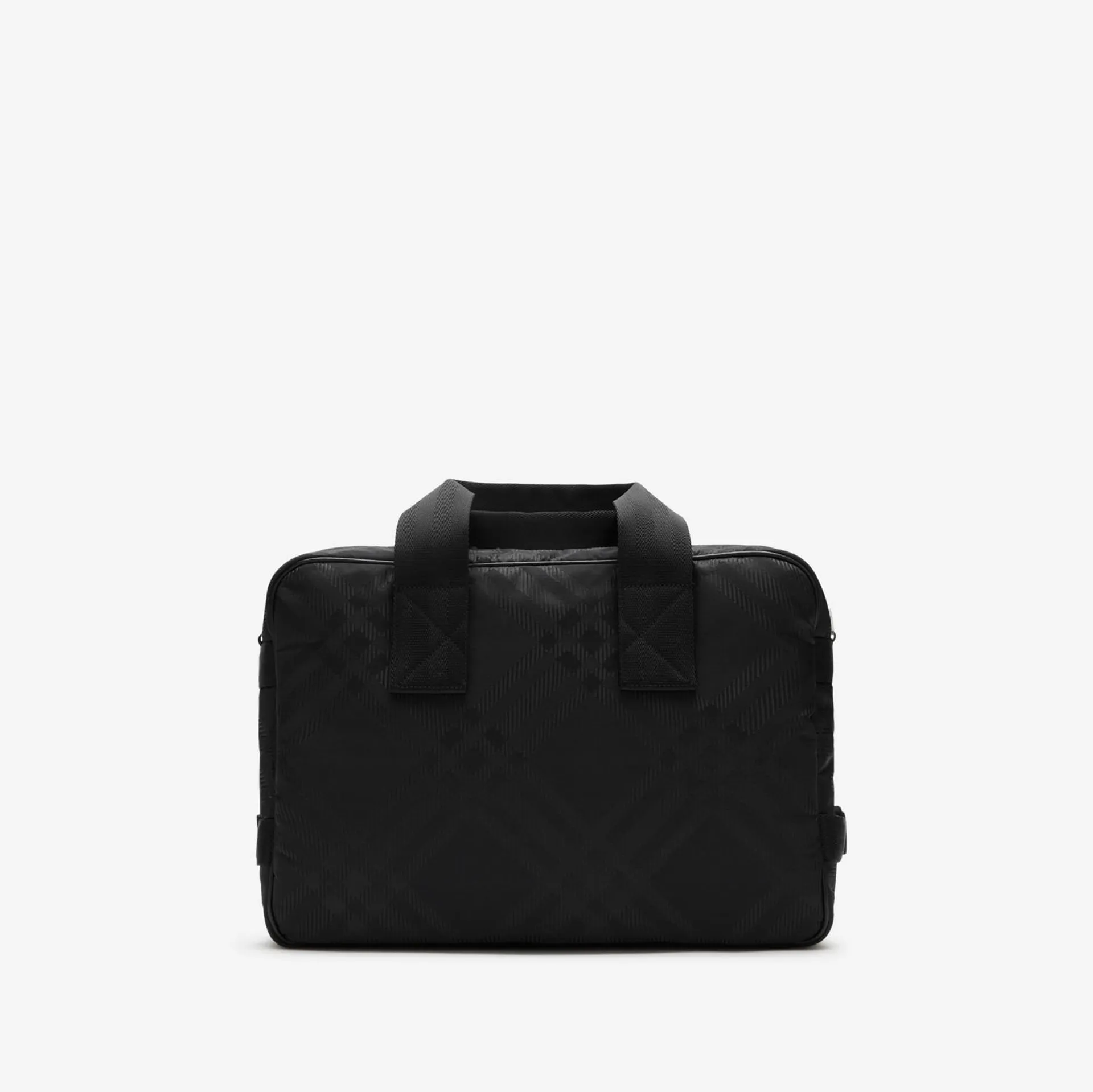 Check Jacquard Briefcase