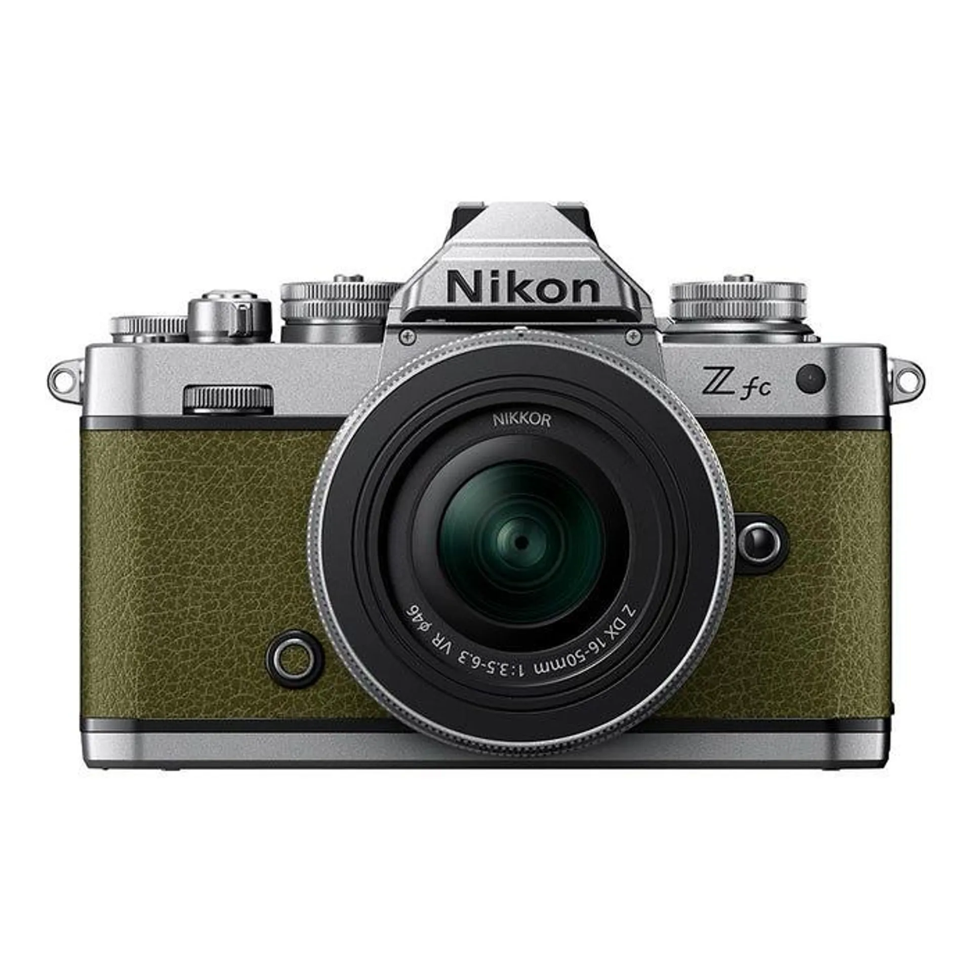 Nikon Z fc Olive Green with Nikkor Z DX 16-50mm VR SL