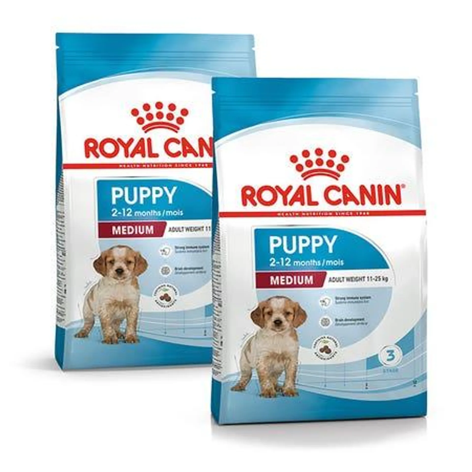 Royal Canin Medium Breed Puppy Food 15kgx2