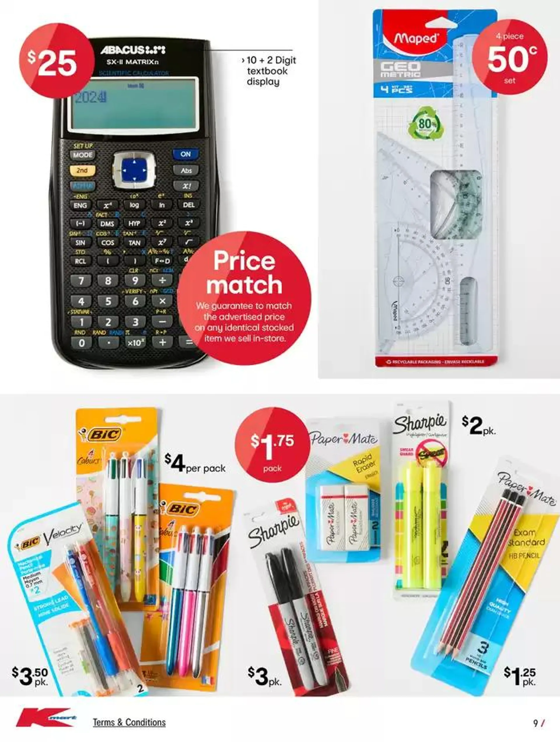 BACK TO SCHOOL - Low prices for life - Catalogue valid from 9 January to 5 February 2025 - page 9