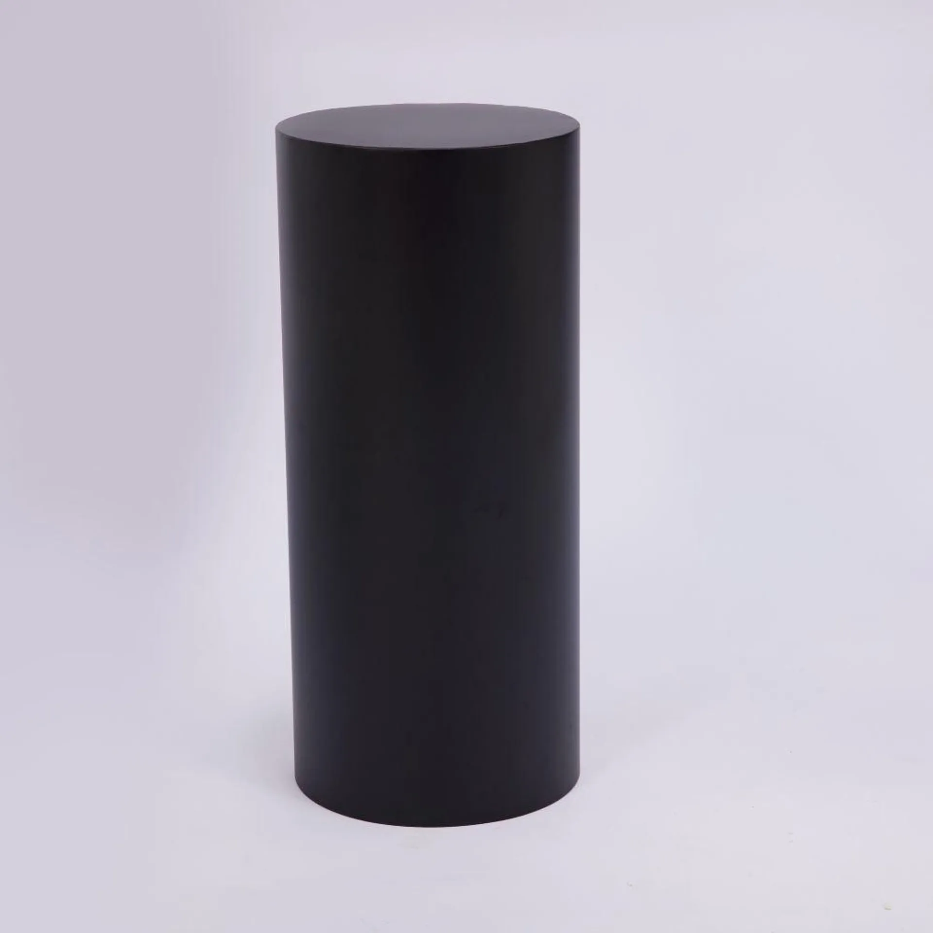 Plinth Black Iron Round 40cm x 90cm HIRE