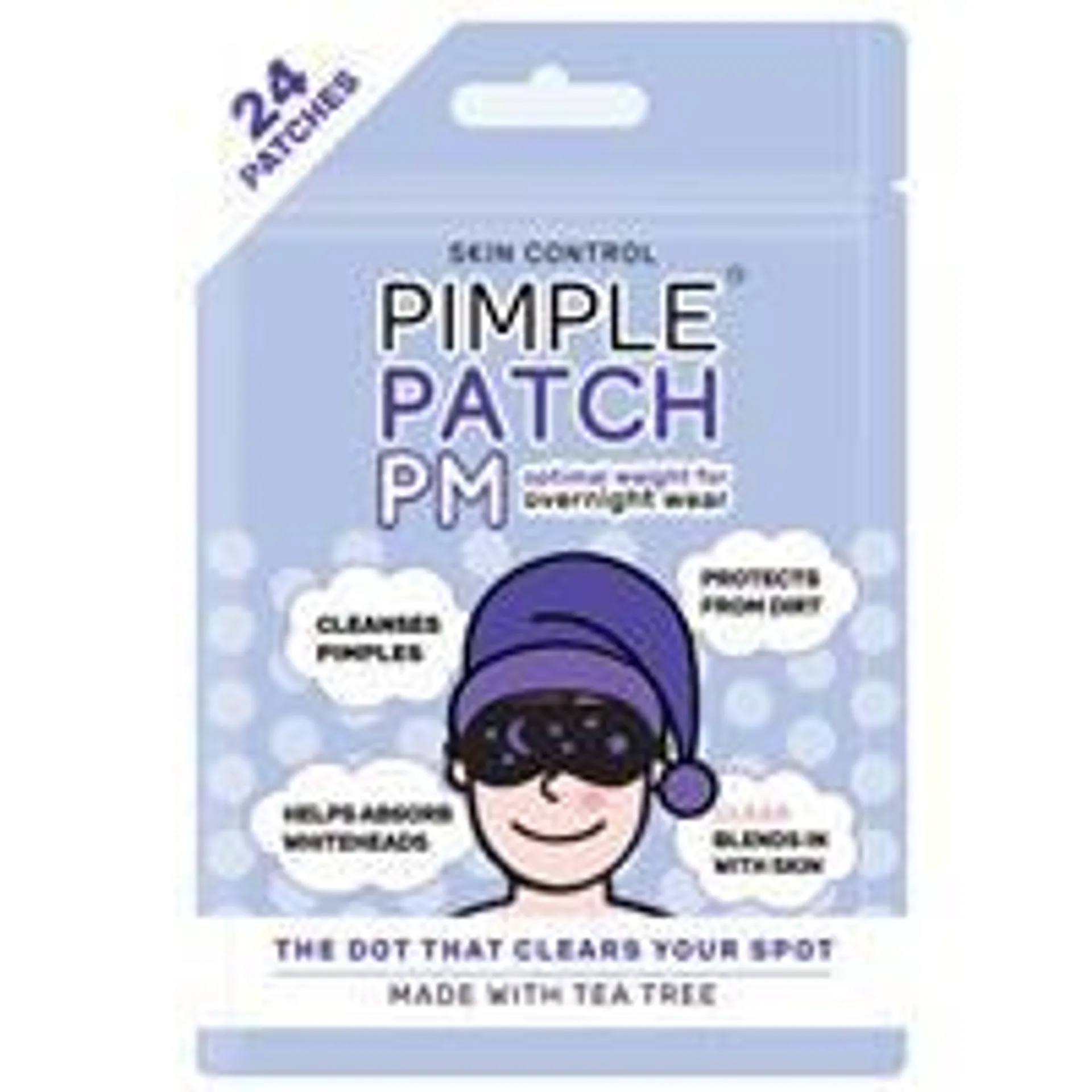 Skin Control Pimple Patches PM Overnight Wear 24 Patches