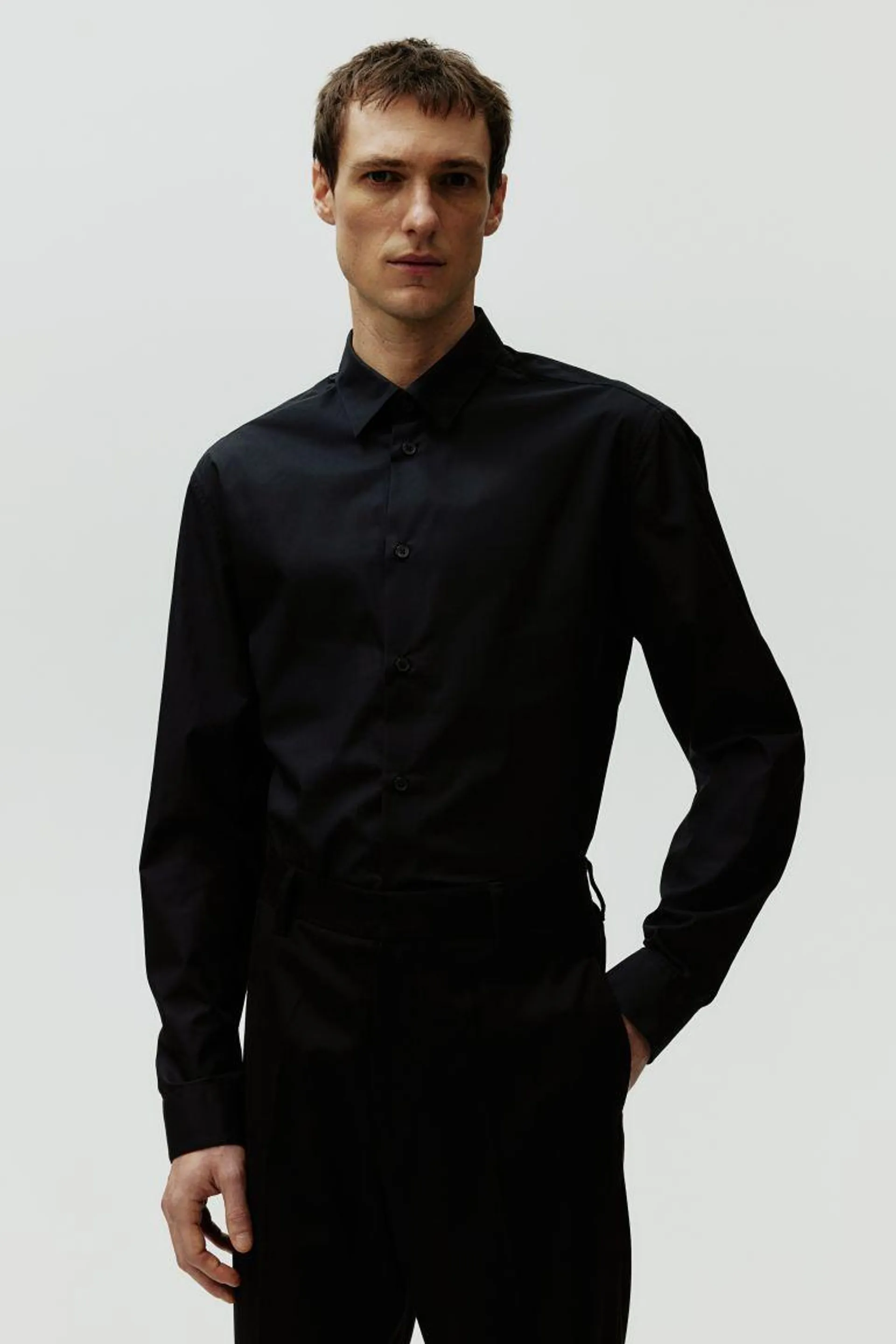 Regular Fit Poplin Shirt