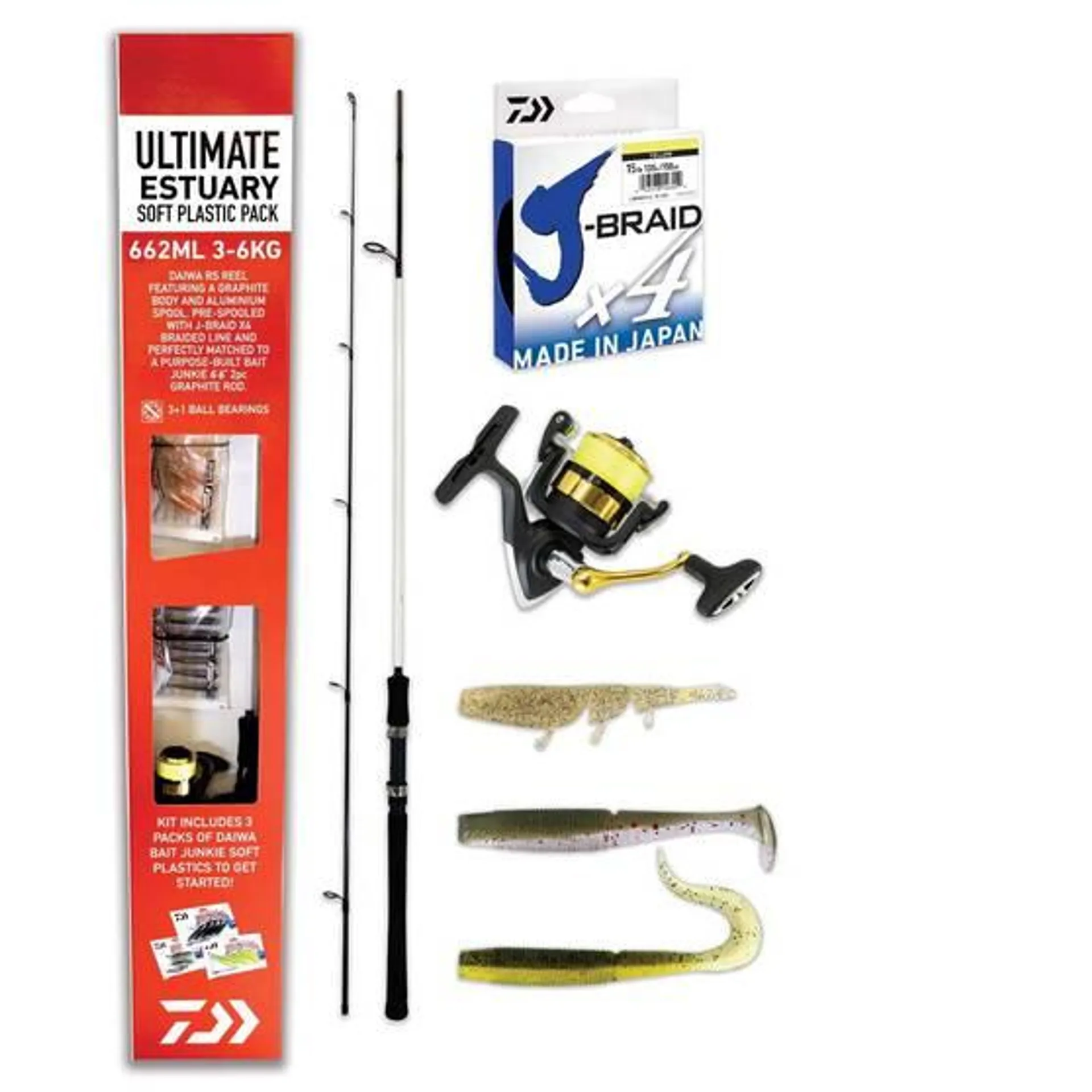 Daiwa Ultimate Estuary Spin Combo Pack