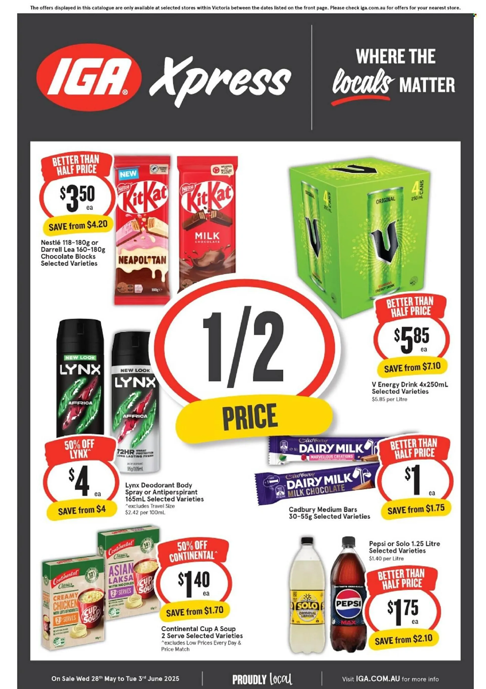 IGA Xpress catalogue - Catalogue valid from 28 May to 3 June 2025 - page 1