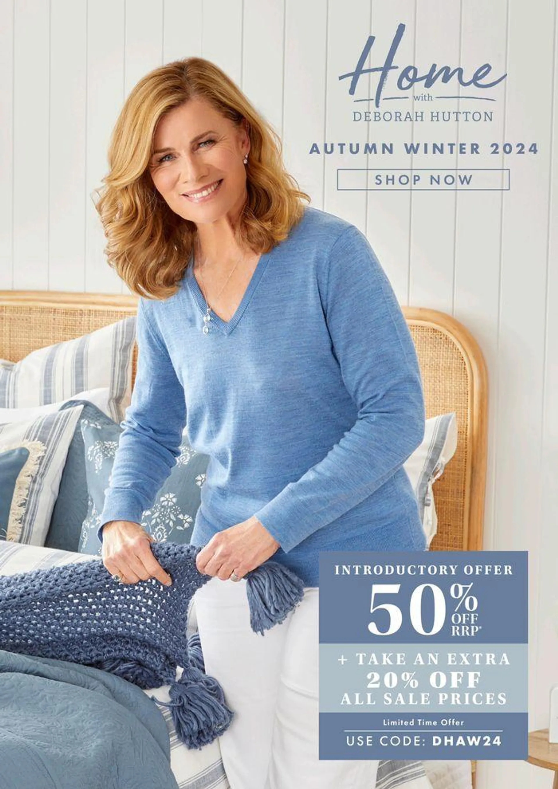 Deborah Hutton Autumn/Winter 24' - Catalogue valid from 25 March to 31 August 2024 - page 1