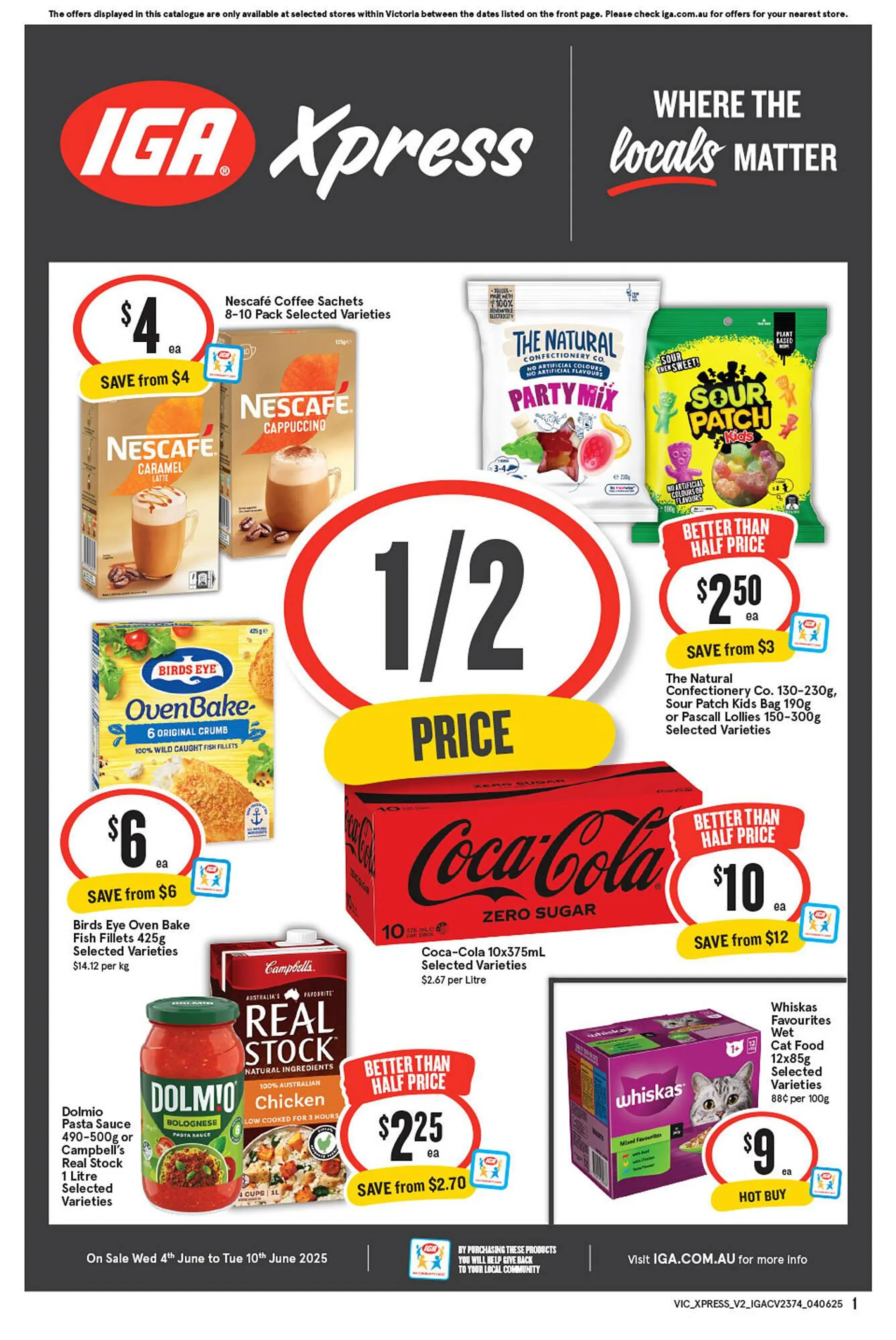 IGA catalogue - Catalogue valid from 4 June to 10 June 2025 - page 1